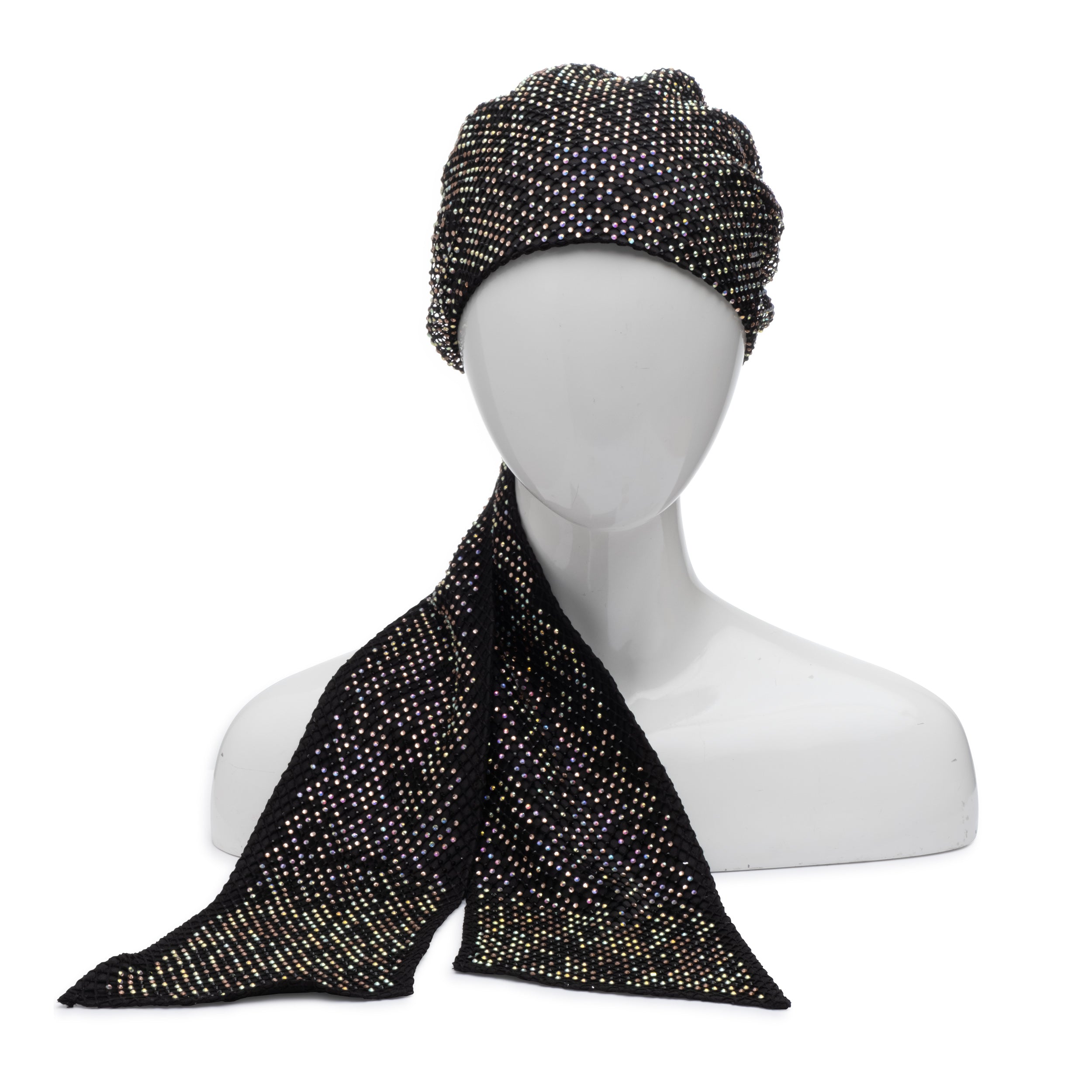Gigi Crystal Mesh Headscarf - Elegant Rhinestone Hair Accessory for Women | Perfect for Weddings, Parties & Special Occasions