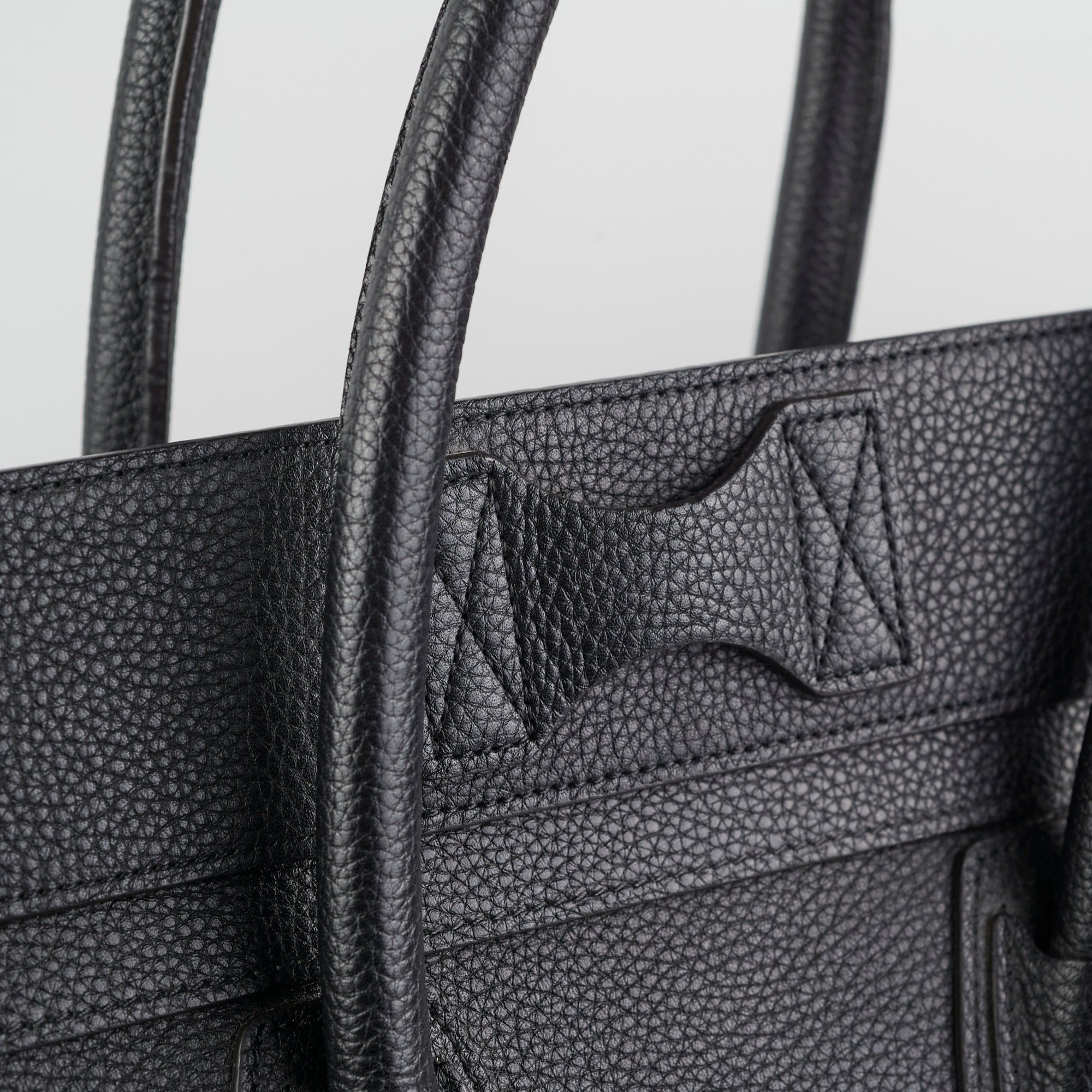 Celine Mini Luggage Bag in Black Calfskin Leather - Stylish Crossbody Purse for Women, Perfect for Work, Travel & Everyday Use