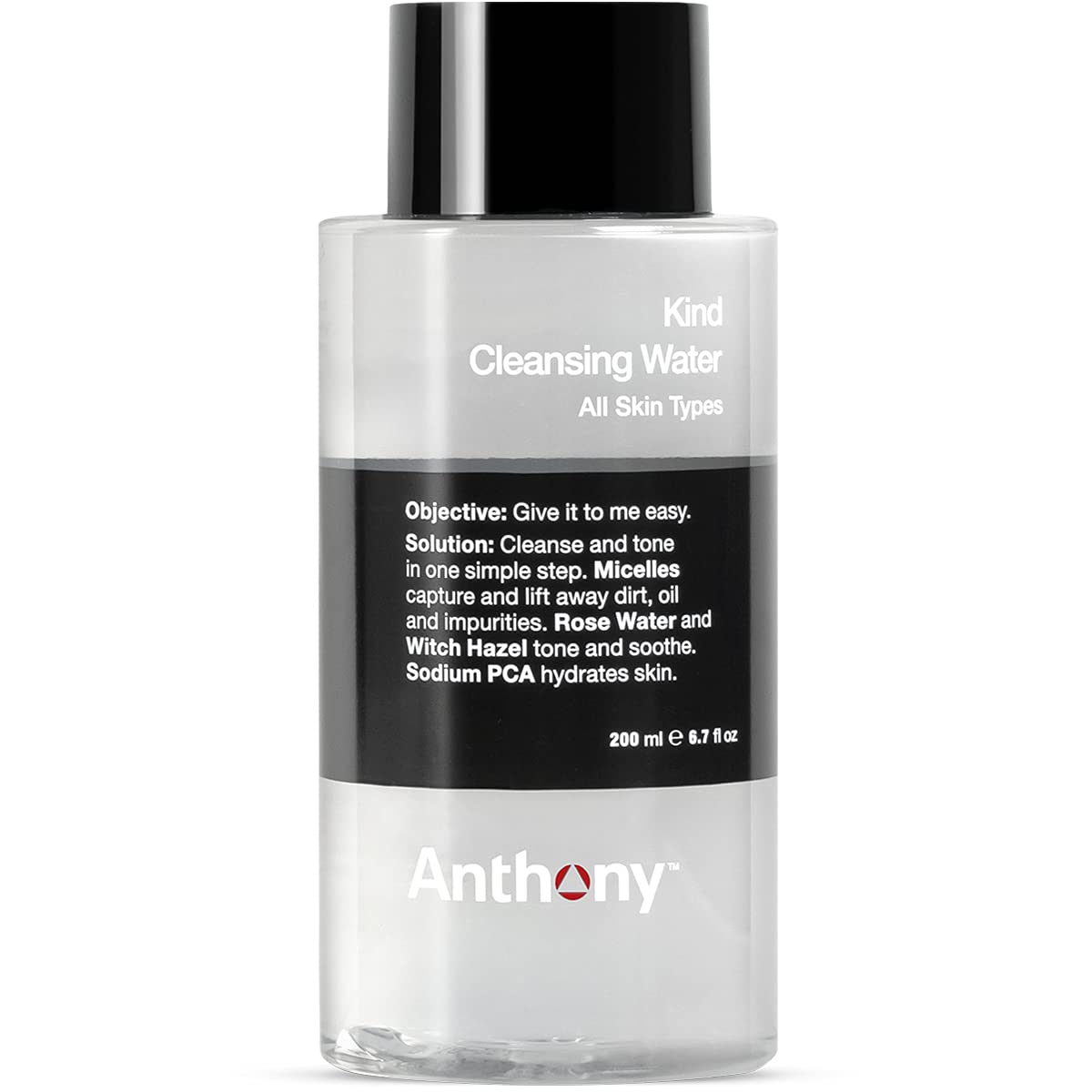 Anthony Witch Hazel Facial Toner with Rose Water – Hydrating & Soothing Alcohol-Free Toner for Men, Sodium PCA & Micelles to Remove Oil & Impurities, Refreshing Face Cleanser for Oily & Sensitive Skin (6.7 Fl Oz) – Perfect for Daily Skincare Routine & Post-Shave Soothing