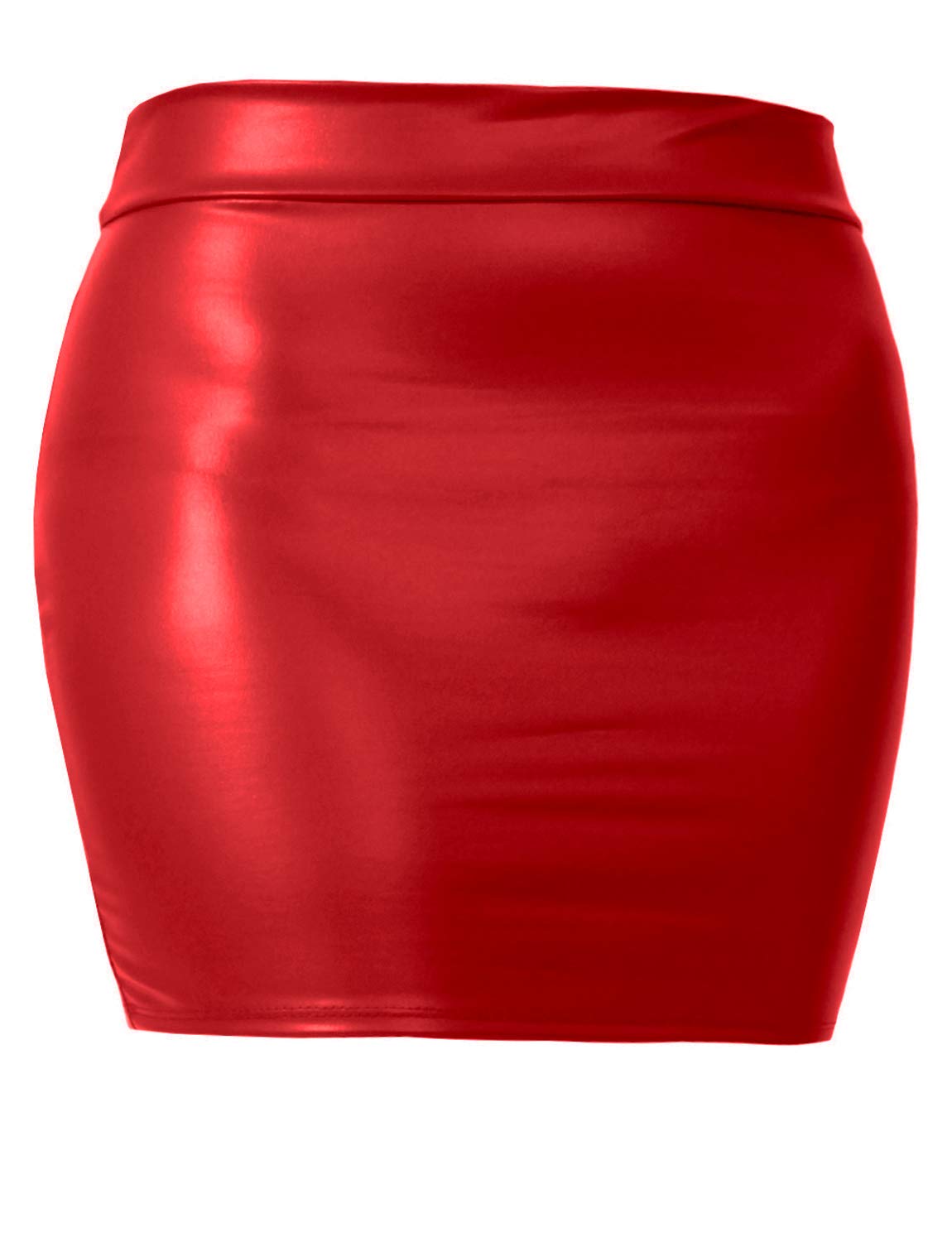 NE PEOPLE Women's Stretch Knit Bodycon Mini Skirt - Slim Fit Pencil Skirt Solid Color Made in USA | Perfect for Office, Party & Casual Wear