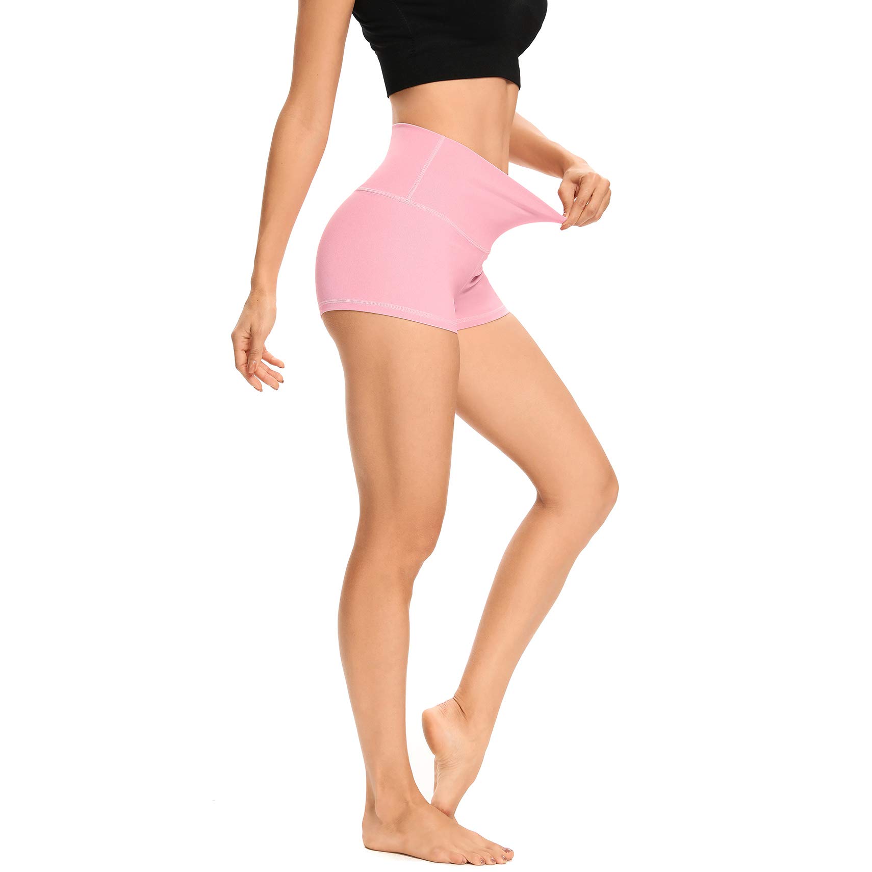 LXNMGO High Waist Yoga Shorts for Women - 2