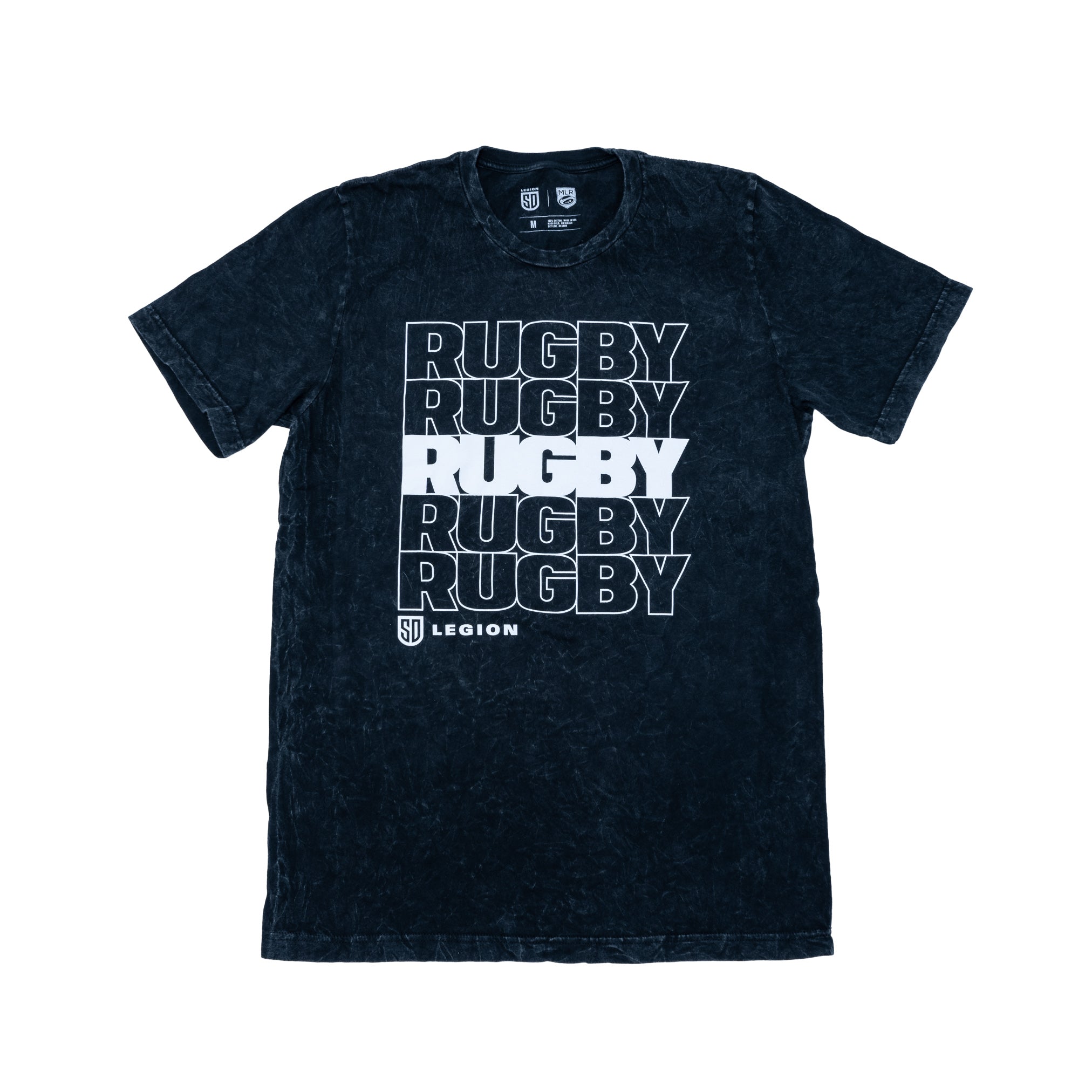 SD Legion Rugby Repeat Graphic T-Shirt - Men's Vintage Rugby Tee for Fans & Players - Perfect for Game Day, Training & Casual Wear