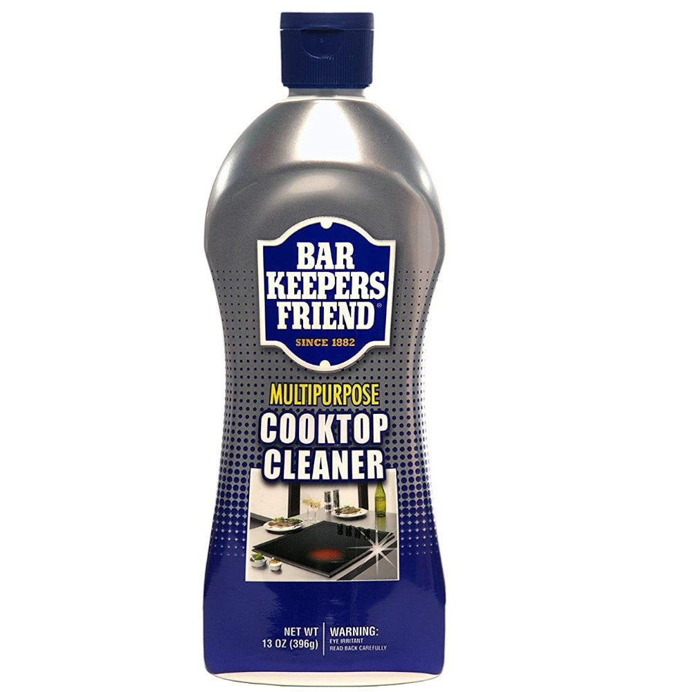 BAR KEEPERS FRIEND Cooktop Cleaner 11613 - Powerful Stain Remover for Glass, Ceramic & Induction Stovetops - Perfect for Kitchen Cleaning & Maintenance