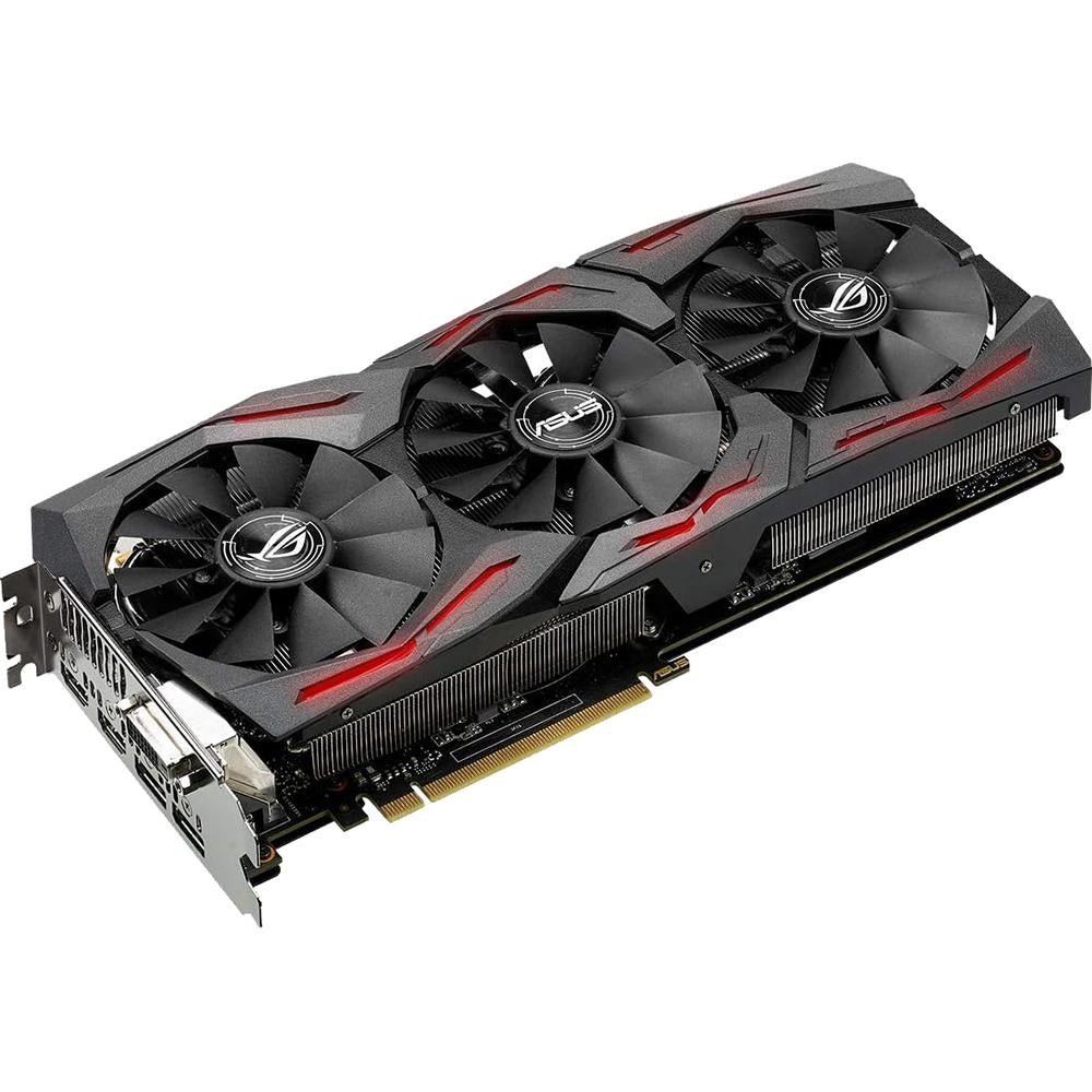 ASUS ROG Strix Radeon RX 480 8GB GDDR5 OC Edition Graphics Card with DP 1.4 & HDMI 2.0 - AMD Polaris Architecture for Gaming, VR & 4K Video Editing
