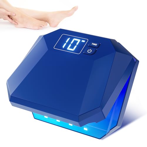 Best LED Light Nail Fungus Treatment Device for Toenails & Fingernails - Effective Onychomycosis Solution for Discolored & Thickened Nails - Home Use & Professional Care
