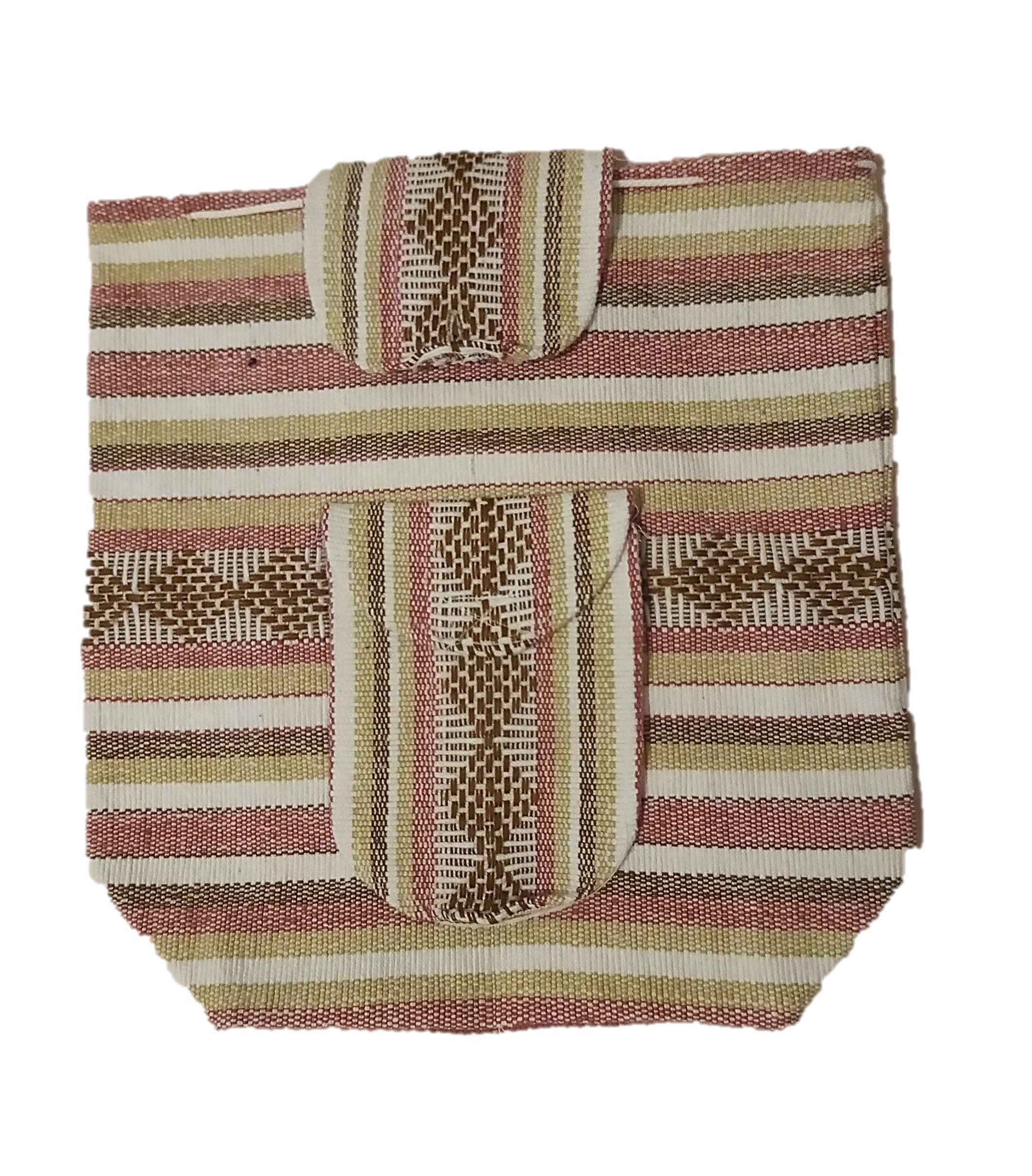 Handmade Beige Backpack Bags - Stylish & Durable for Travel, School, and Outdoor Adventures