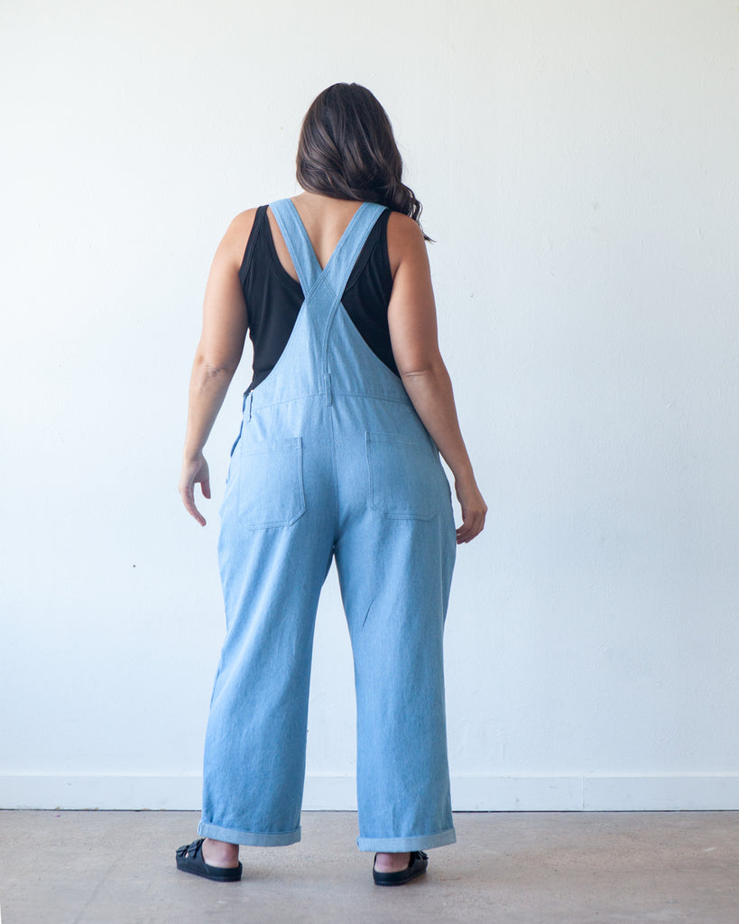 True Bias Riley Overalls Dungarees - Women's Denim Overalls Size 14 (Waist 32) - Perfect for Casual Wear, Farm Work & Outdoor Adventures