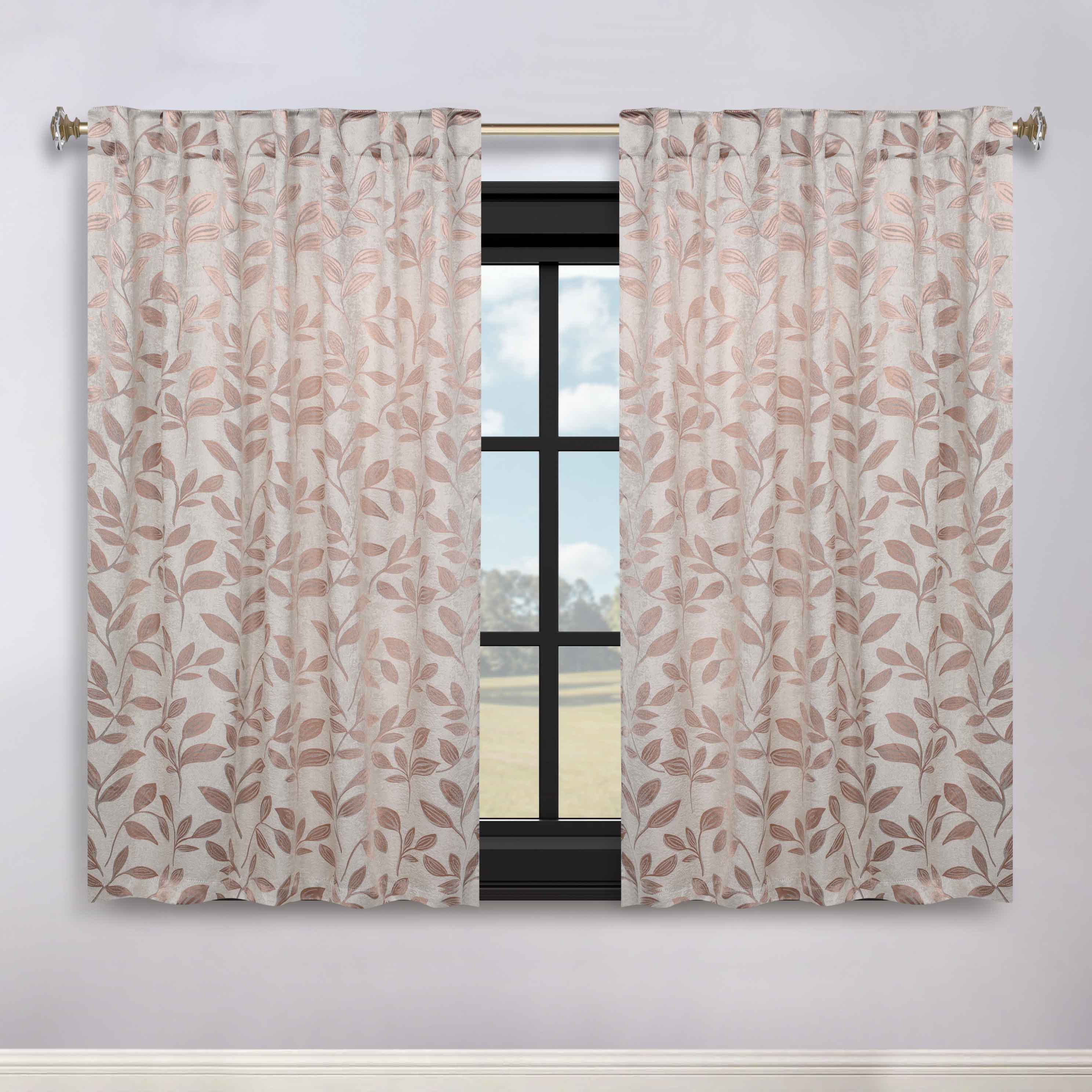 Premium Blackout Curtains for Bedroom - Super Soft Thermal Insulated Room Darkening Drapes with Back Tab Design (Set of 2 Panels) - Perfect for Nursery, Home Theater & Shift Workers