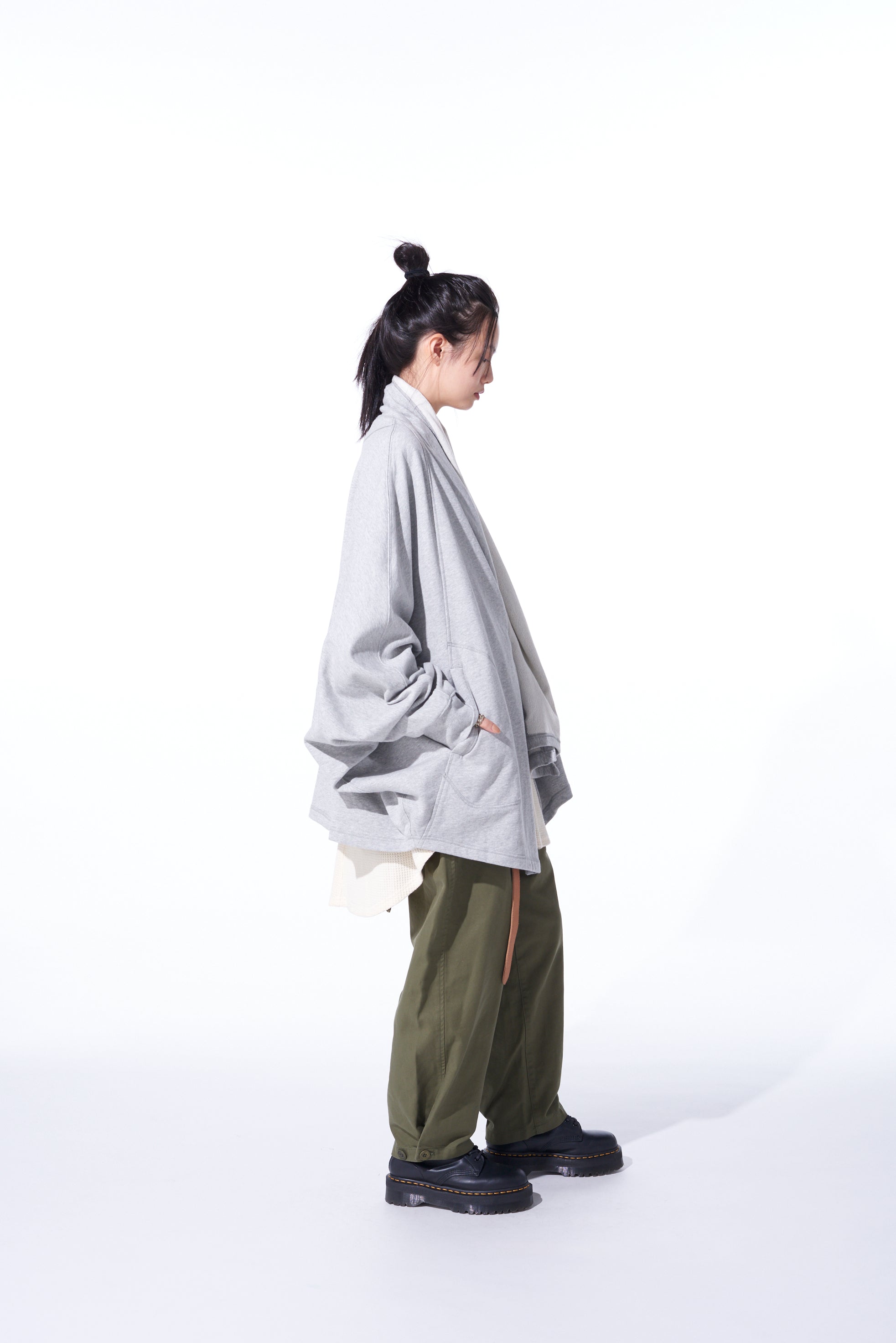 Soft Cotton Fleece Dolman Sleeve Cardigan with Stole Collar - Cozy Oversized Sweater for Women | Perfect for Fall Layering, Casual Outfits & Lounge Wear