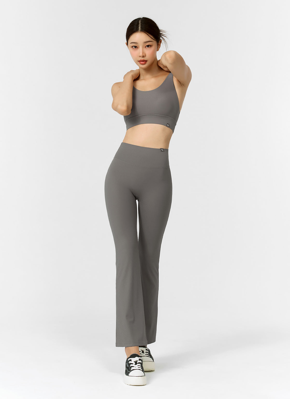 Comfortable Stretch Ribbed Bootcut Pants for Women - Flattering Fit, Everyday Wear & Office Outfits