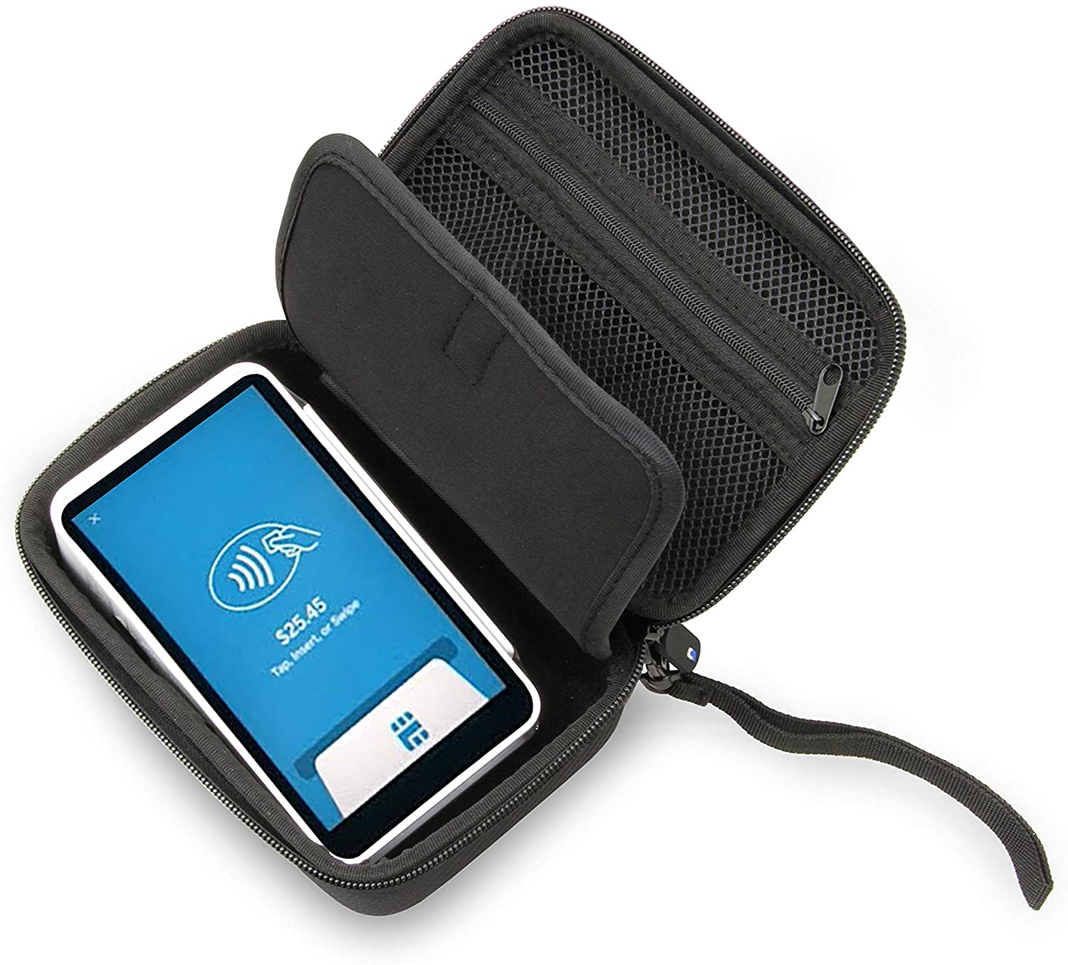 CASEMATIX Protective Carrying Case for Square Terminal POS System - Durable Travel Pouch for Credit Card Reader - Perfect for Retail Stores, Food Trucks & Mobile Businesses