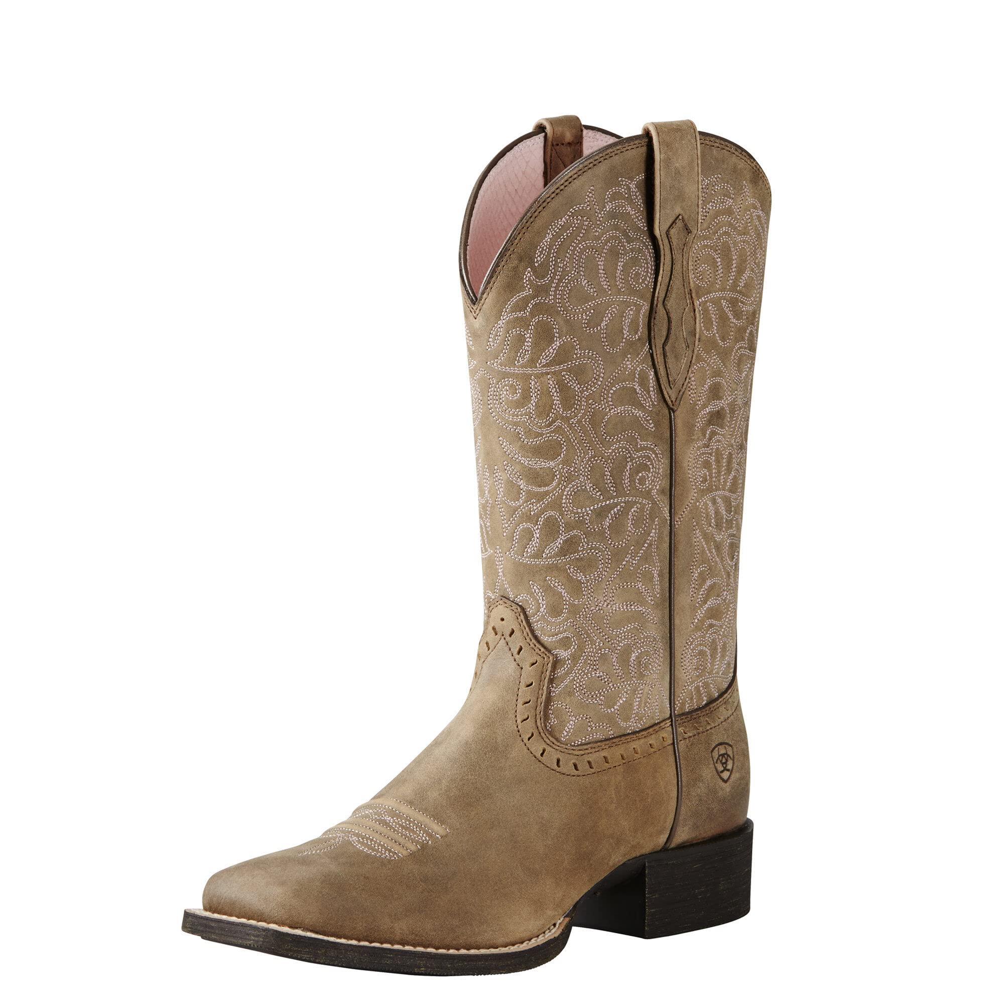 Ariat Women's Round Up Remuda Western Boot - Comfortable Cowgirl Boots for Riding, Work & Country Fashion | Durable Leather with Cushioning for All-Day Wear