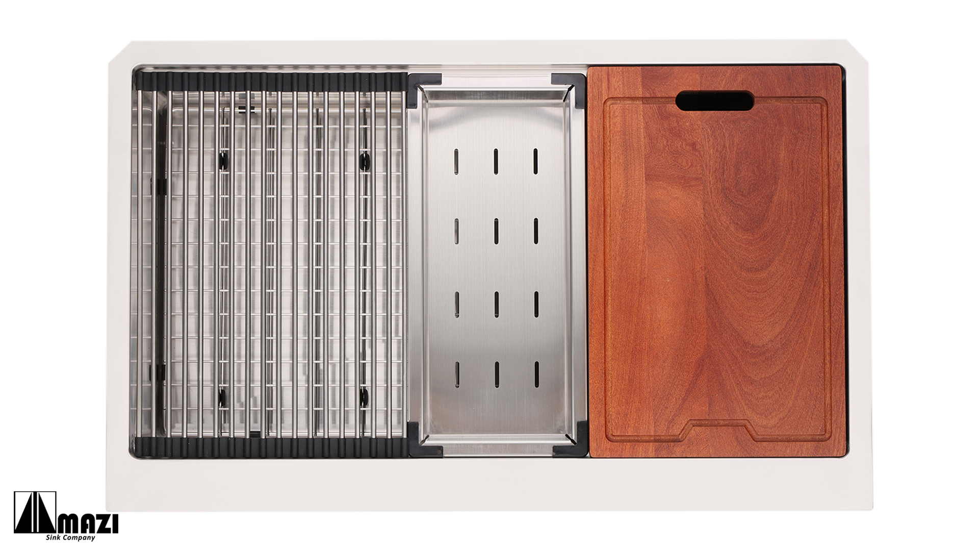 Premium Stainless Steel Workstation Farm Sink LEFS3620 - 36