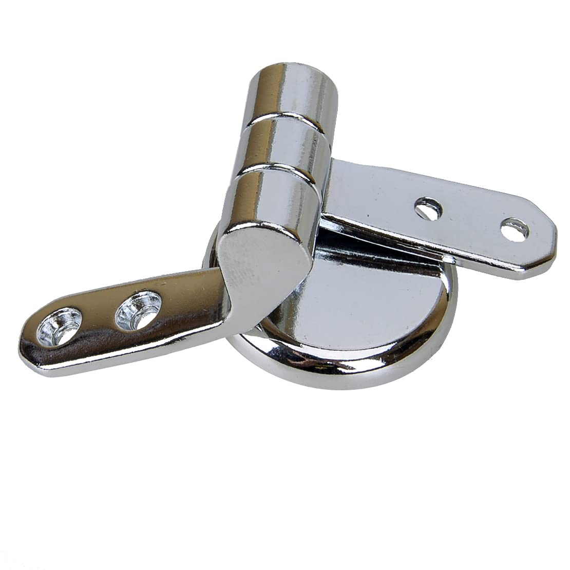 Stainless Steel Toilet Seat Hinges with Screws & Bolts - Durable Zinc Alloy Bathroom Hardware Replacement - Perfect for Home, Hotel & Commercial Restroom Upgrades