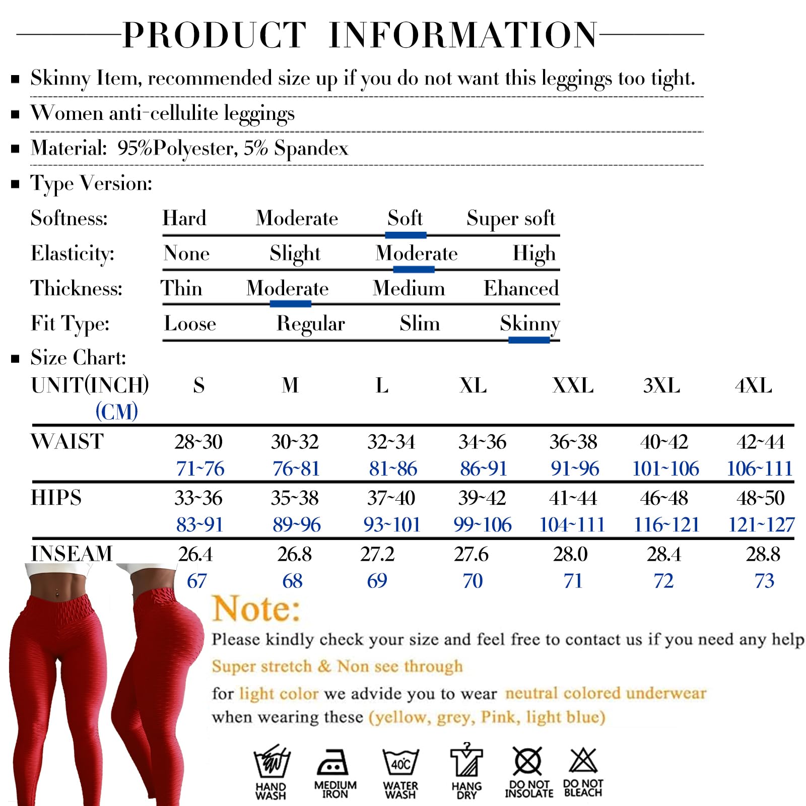 **JGS1996 Women's Butt Lifting Leggings - High Waisted Tummy Control Yoga Pants for Workout & Gym - Scrunch Booty Tights for Running, Squats & Fitness**
