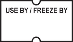 Black & White Mighty One Labels 16 Pack - for Avery Dennison/Sato M1 Price Guns (Free Ink Roll) - Retail & Warehouse Use