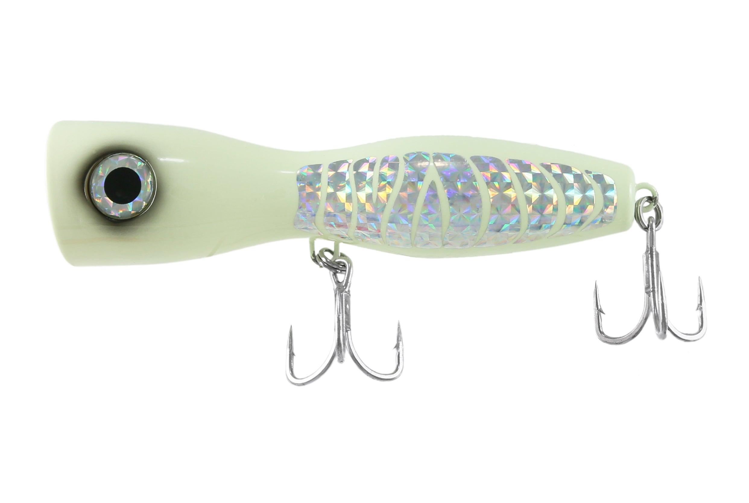 Jigging World Wadani Poppers - Topwater Fishing Lures for Saltwater & Freshwater - Best for Bass, Stripers & Bluefish - Perfect for Kayak, Shore & Boat Fishing