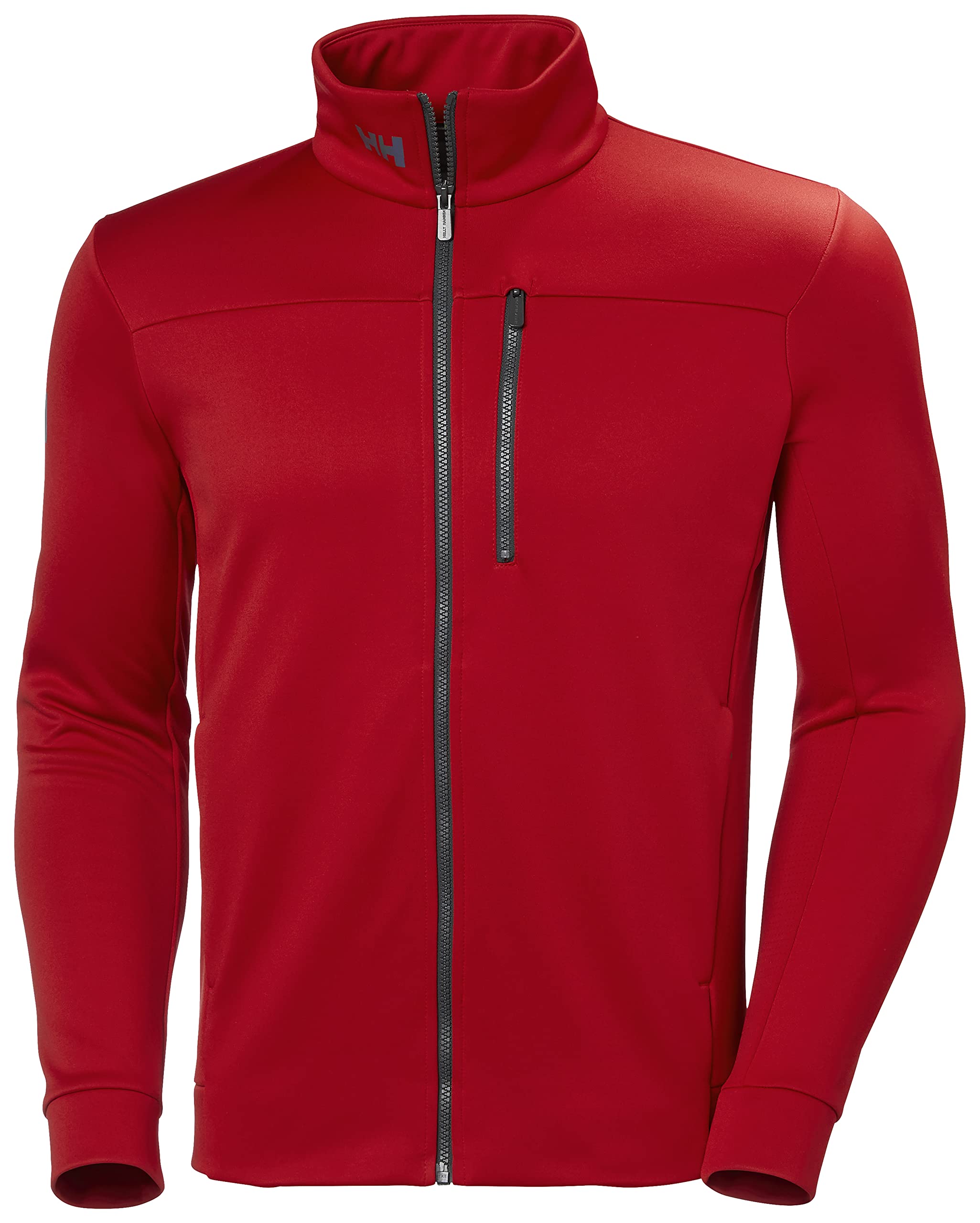 Helly Hansen Men's Crew Fleece Jacket - Lightweight Warm Zip-Up for Hiking, Camping & Outdoor Activities