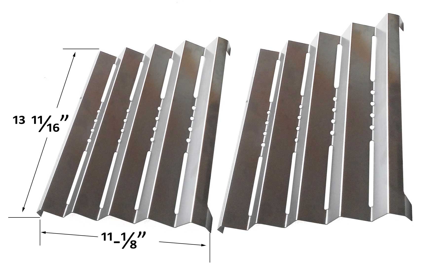 Replacement Grill Kit for Uniflame SG380 Gas Grill Models - 2 Heat Plates & Stainless Steel Cooking Grids - Perfect for Backyard BBQs, Camping & Outdoor Cooking