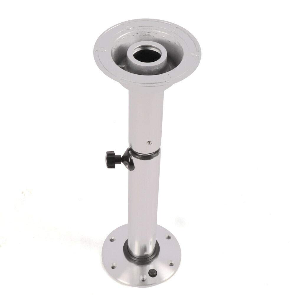 Adjustable Aluminum Table Pedestal Stand 28 Inch - Heavy Duty Marine Boat & RV Table Base for Boats, Caravans, Motorhomes - Perfect for Dining, Workspace & Outdoor Activities