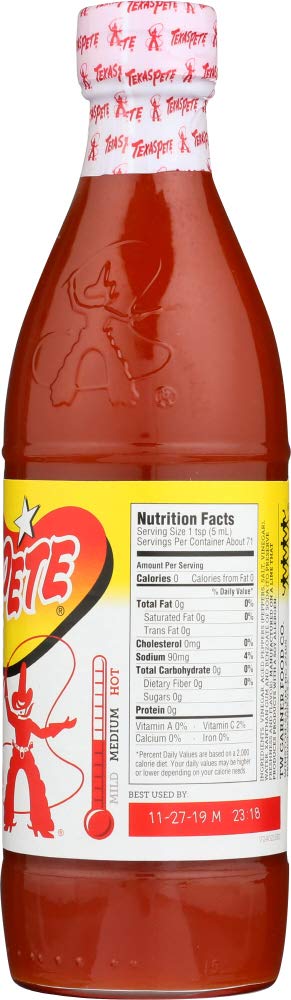 Texas Pete Original Hot Sauce - 3 Pack (12 oz Each) | Authentic Flavor, Perfect for Wings, Tacos & BBQ | Spicy Condiment for Cooking & Grilling