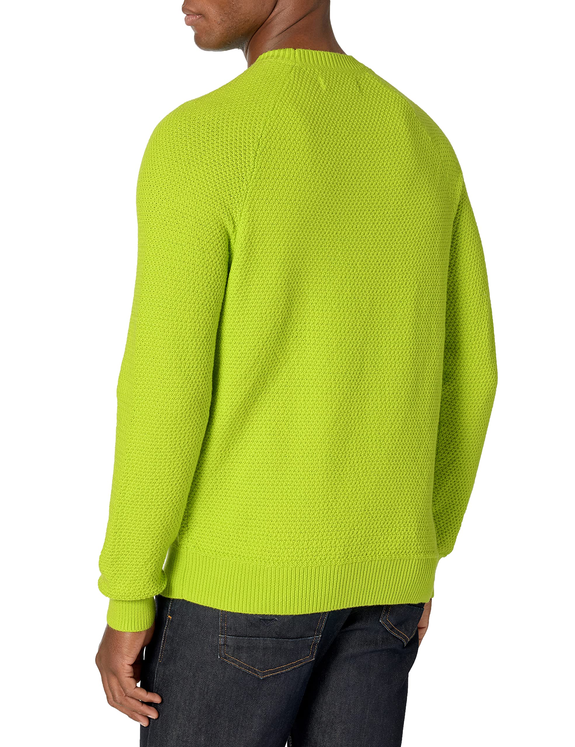 Amazon Essentials Men's Oversized Crewneck Sweatshirt - Soft Textured Cotton Blend Pullover for Casual Wear, Lounge & Street Style