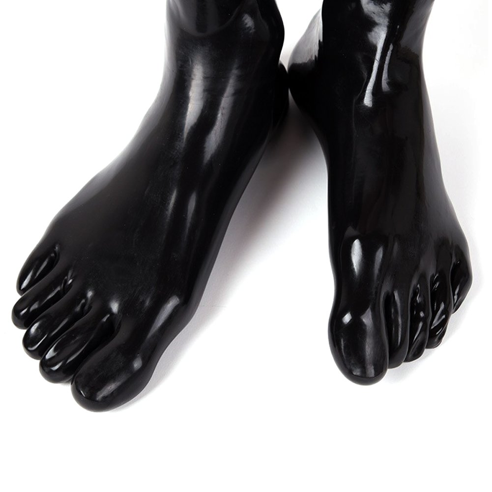 Latex Socks with Toes for Women & Men - Stretchy Costume Stockings Accessories - Perfect for Cosplay, Halloween, and Fetish Wear