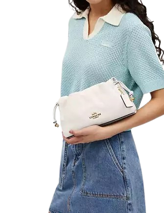Coach Faye Shoulder Bag With Ruching - Stylish Leather Crossbody Purse for Women | Perfect for Work, Travel & Everyday Use