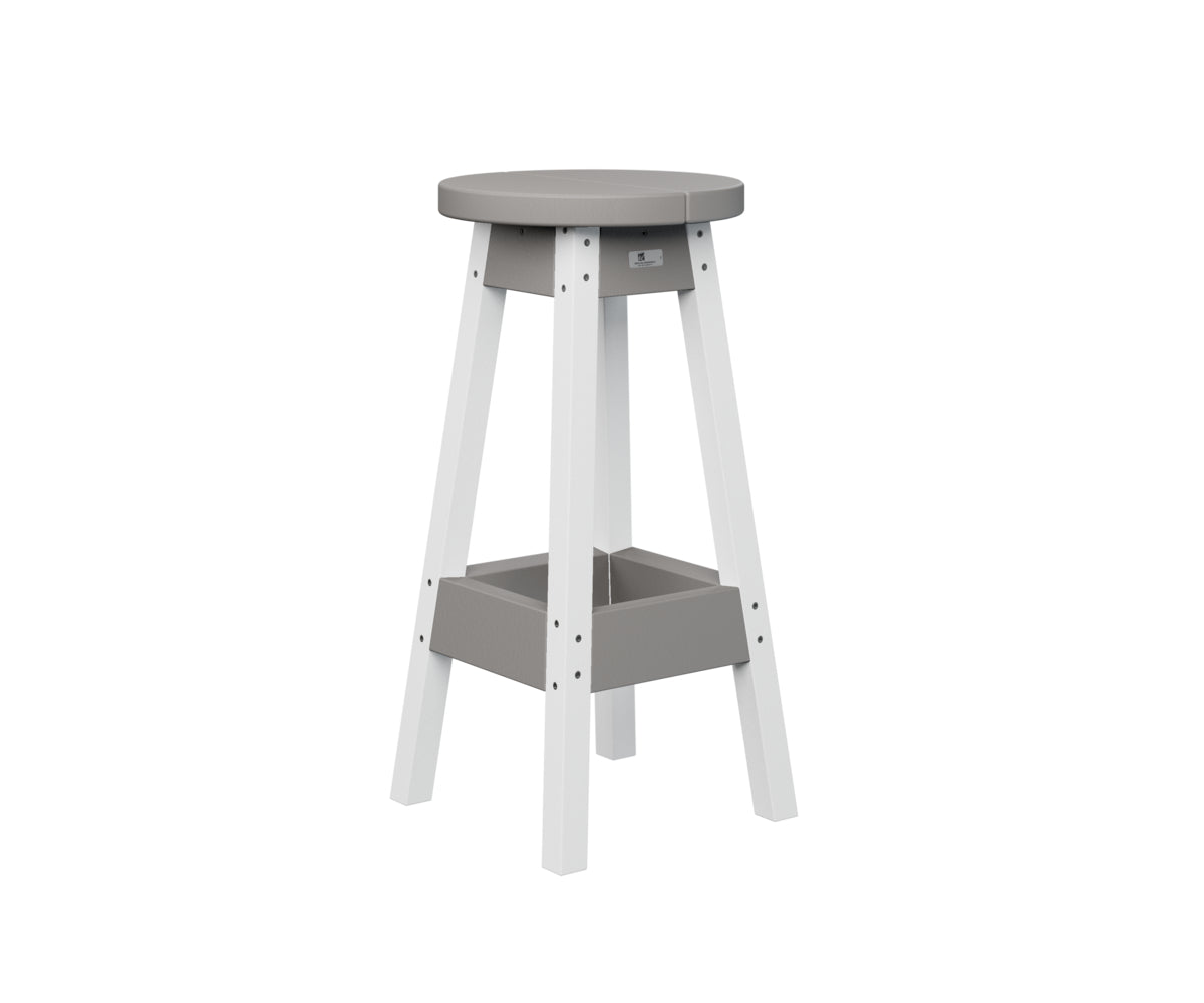 Berlin Gardens Outdoor Bar Stool - Weather-Resistant Patio Bar Height Stool for Backyard, Deck & Poolside - Perfect for Outdoor Dining, Entertaining & Relaxation