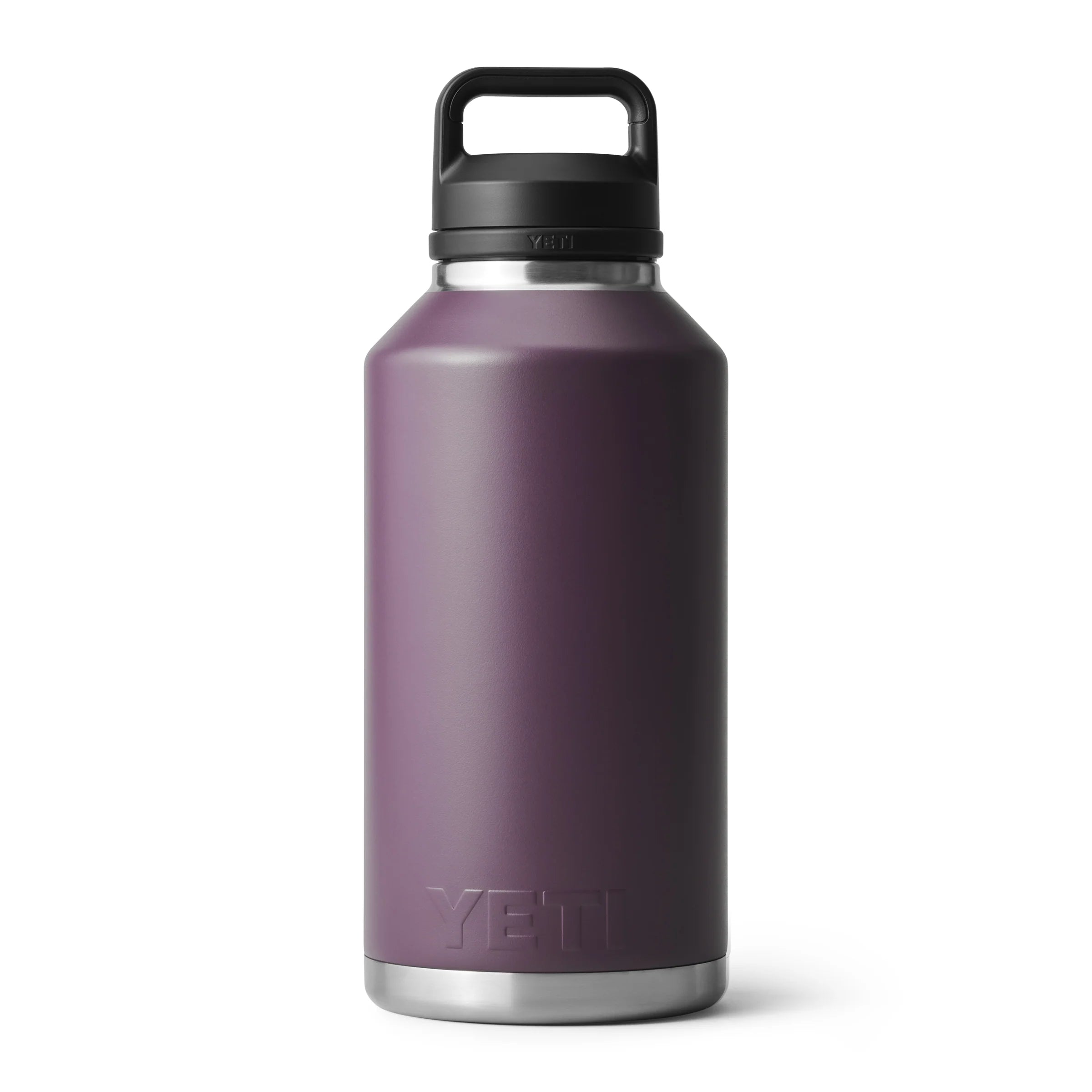 64 oz Rambler Water Bottle with Chug Cap - Insulated Stainless Steel Vacuum Flask for Hiking, Camping & Gym - Leakproof & BPA Free
