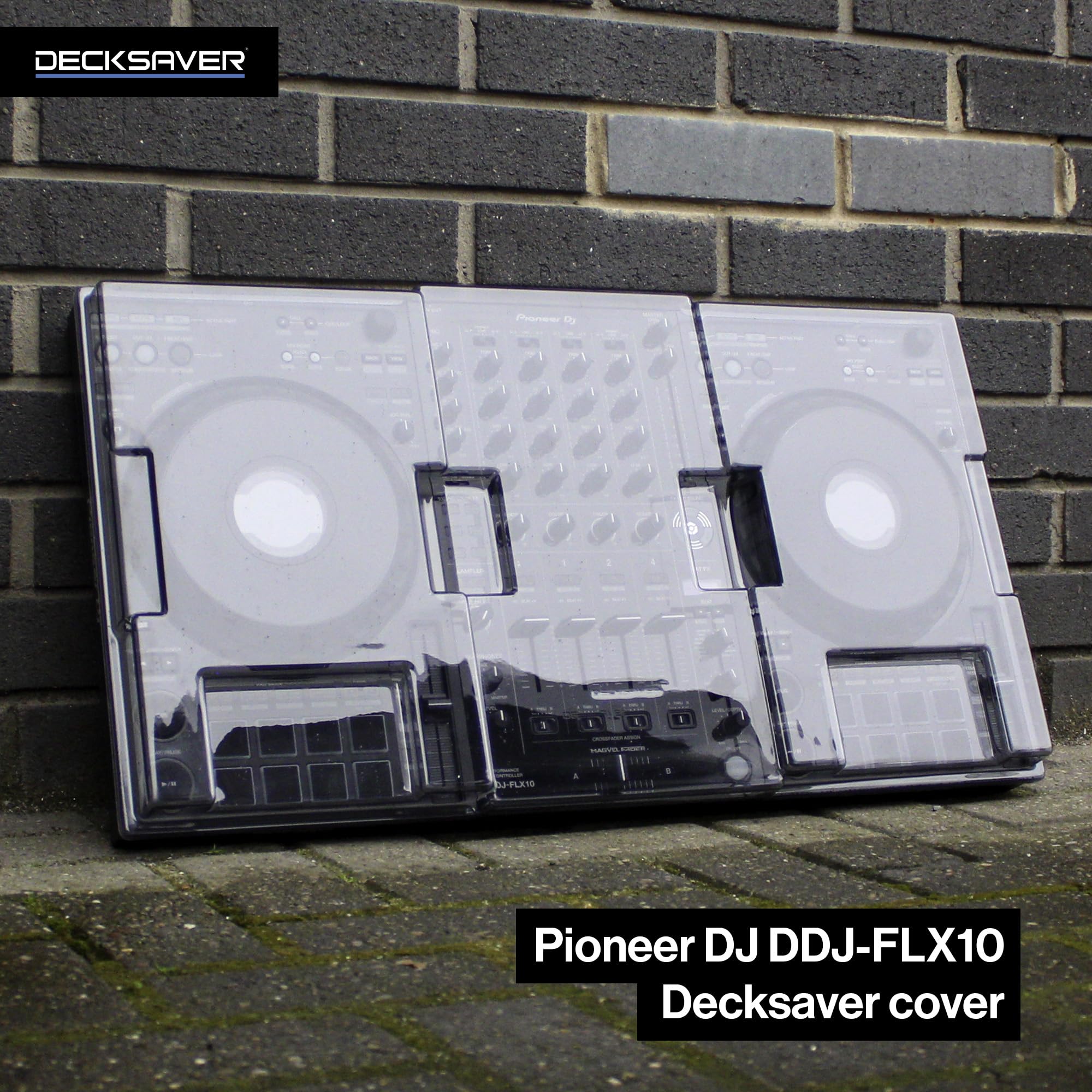 Decksaver DDJ-FLX10 DJ Controller Protective Cover (DS-PC-DDJFLX10) - Durable Dust & Scratch Shield for Pioneer DJ Equipment, Perfect for Studio, Club & Travel Use