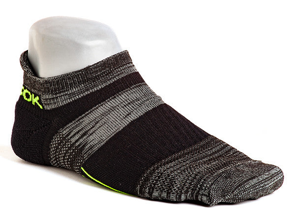 Q5 No Show Socks for Men & Women - 3 Pack Invisible Low Cut Liner Socks (Charcoal) - Perfect for Sneakers, Loafers & Casual Shoes