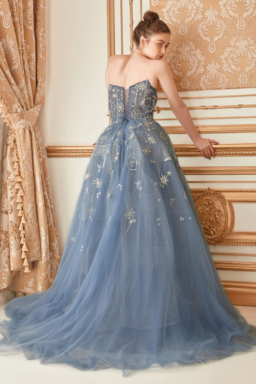 Stunning A0890 Constellation Selene Tulle Ball Gown by Andrea & Leo | Elegant Wedding Dress for Prom, Quinceañera & Formal Events