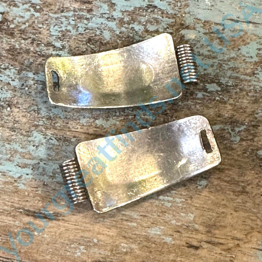 Sterling Silver Navajo Watch Band Plates with Genuine Turquoise - Handmade Native American Jewelry for Watches & Bracelets - Perfect for Western, Boho & Festival Fashion