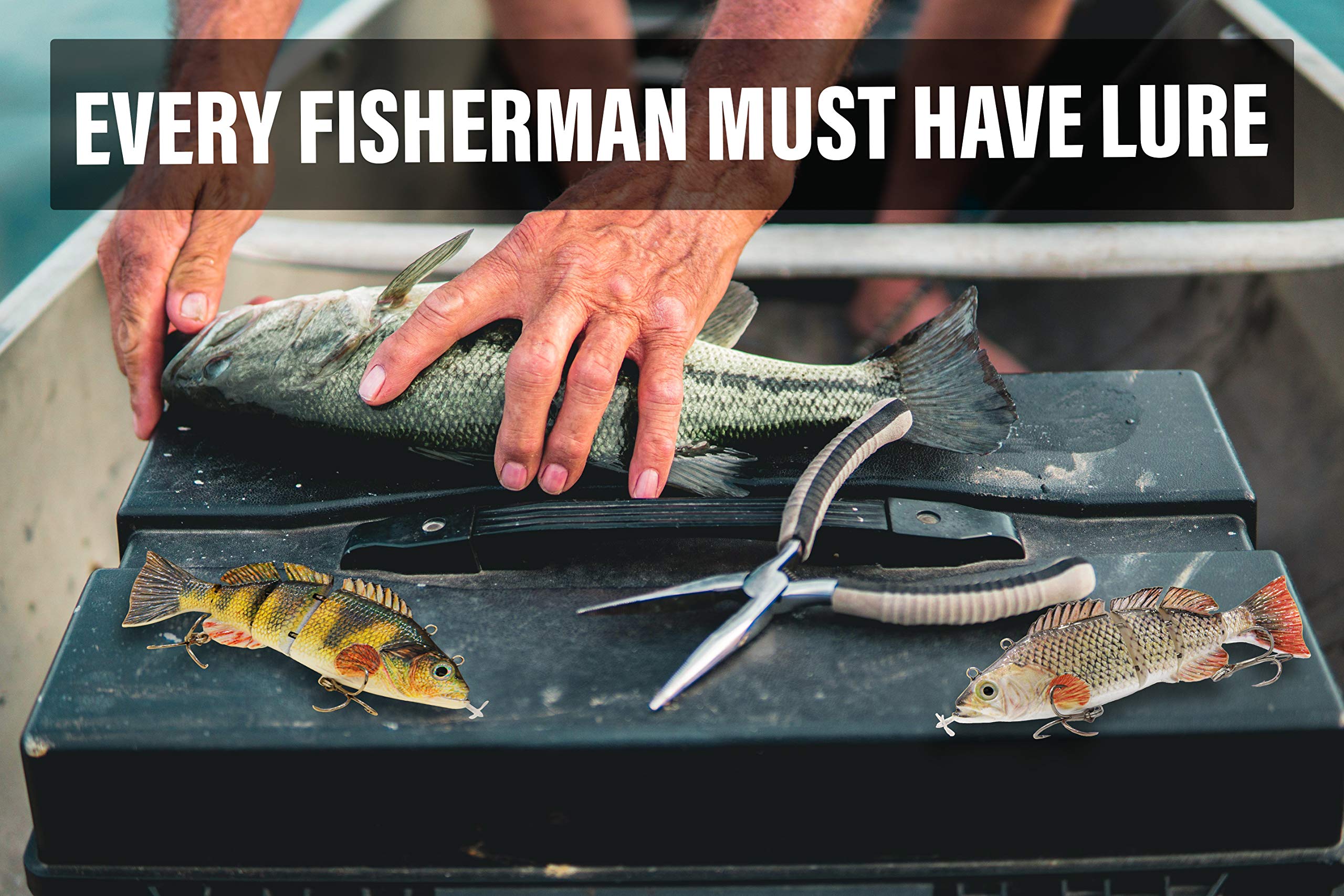Premium Electric Fishing Lure - Multifunctional Popper & Animated Swimbait for Bass, Trout & Saltwater Fishing | High-Quality Artificial Bait for Freshwater & Ocean Fishing | Perfect for Kayak, Boat & Shore Fishing Adventures