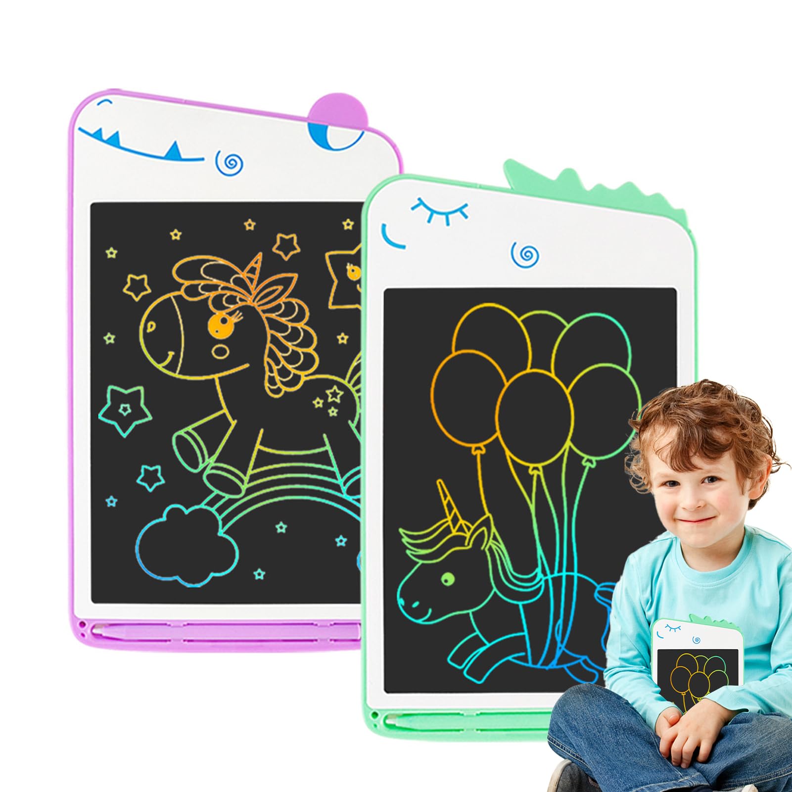 8.5 Inch LCD Writing Tablet for Kids - Colorful Educational Drawing Board for Children 4 Years & Up | Perfect for Road Trips, Travel, School & Home Learning Activities