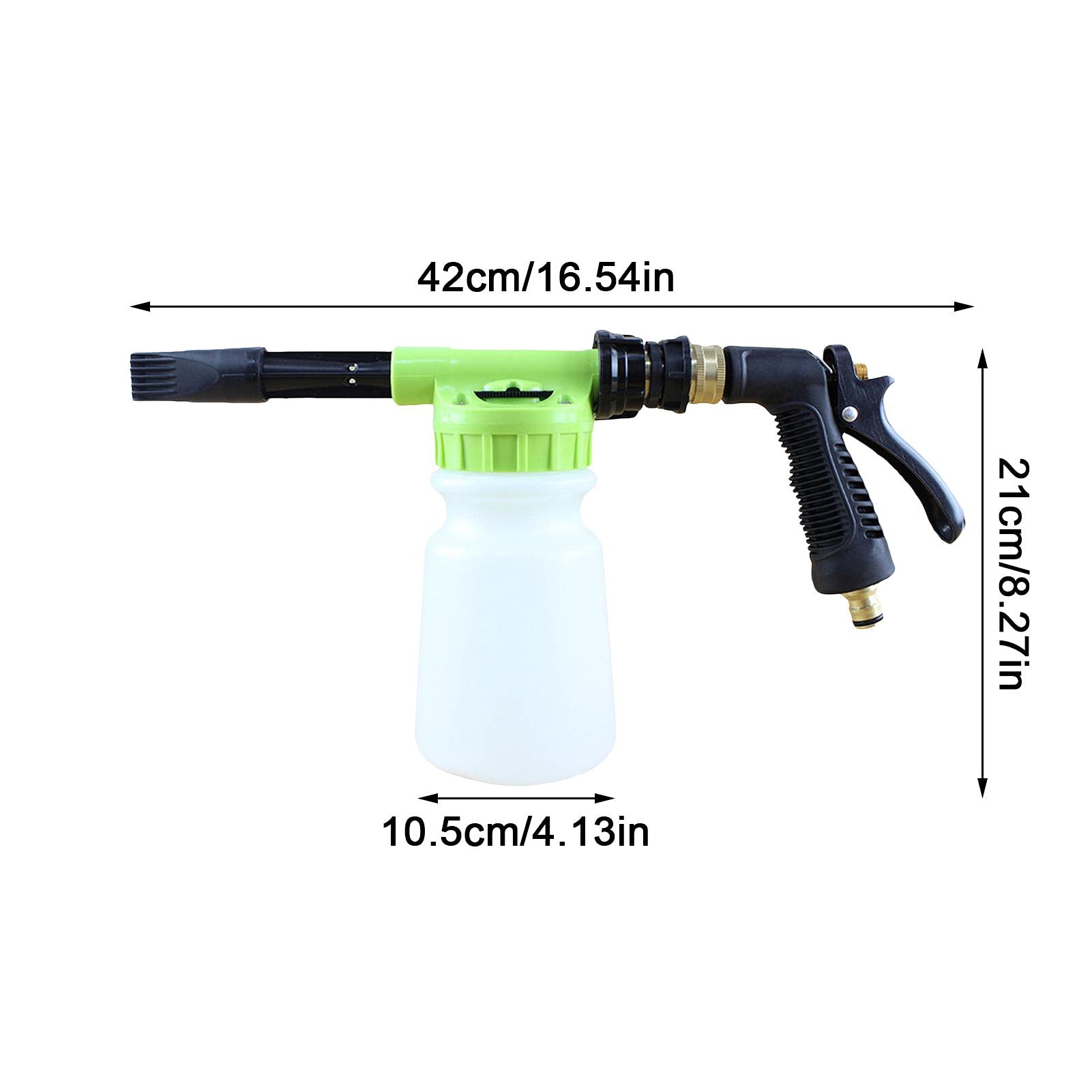 Naysku Car Wash Foam Sprayer with Detachable Large Capacity Tank - Foaming Pump Sprayer for Auto Detailing, Connects to Any Garden Hose - Perfect for Home Car Washing, Motorcycle & RV Cleaning