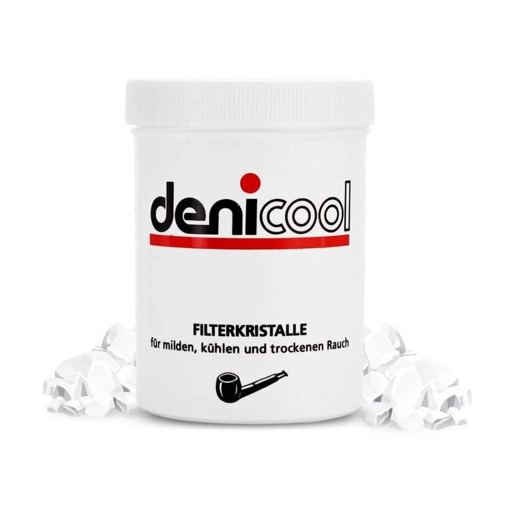Denicotea Denicool Tobacco Pipe Filter Crystals - 50g (Pack of 2) - Enhances Flavor for Smoother Smoke - Reduces Tar & Moisture - Keeps Pipe Clean - Ideal for Pipe Tobacco Enthusiasts & Relaxation Moments