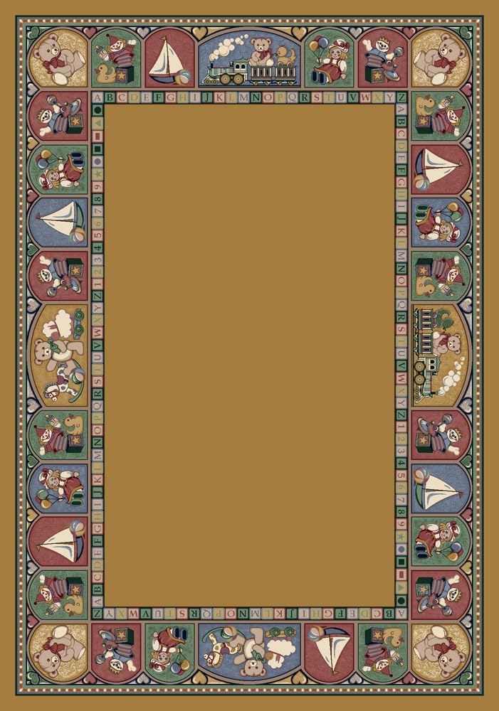 Milliken Signature Collection Toy Parade Rectangle Area Rug 5'4