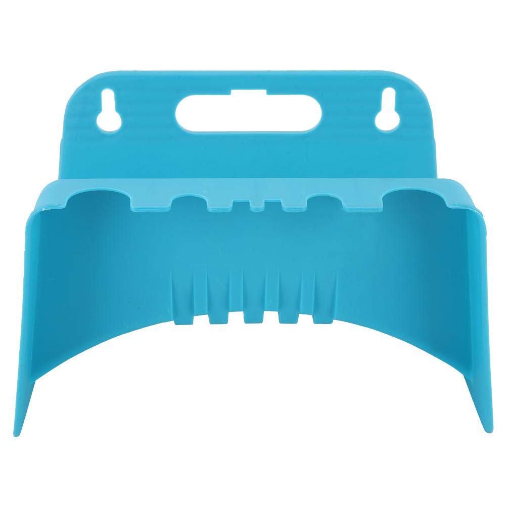 Wall Mounted Hose Hanger Holder for 20 Meters G1/2 Water Pipe - Heavy Duty Garden Hose Storage Bracket Rack (Blue) - Perfect for Outdoor Yard, Garage, and Garden Organization