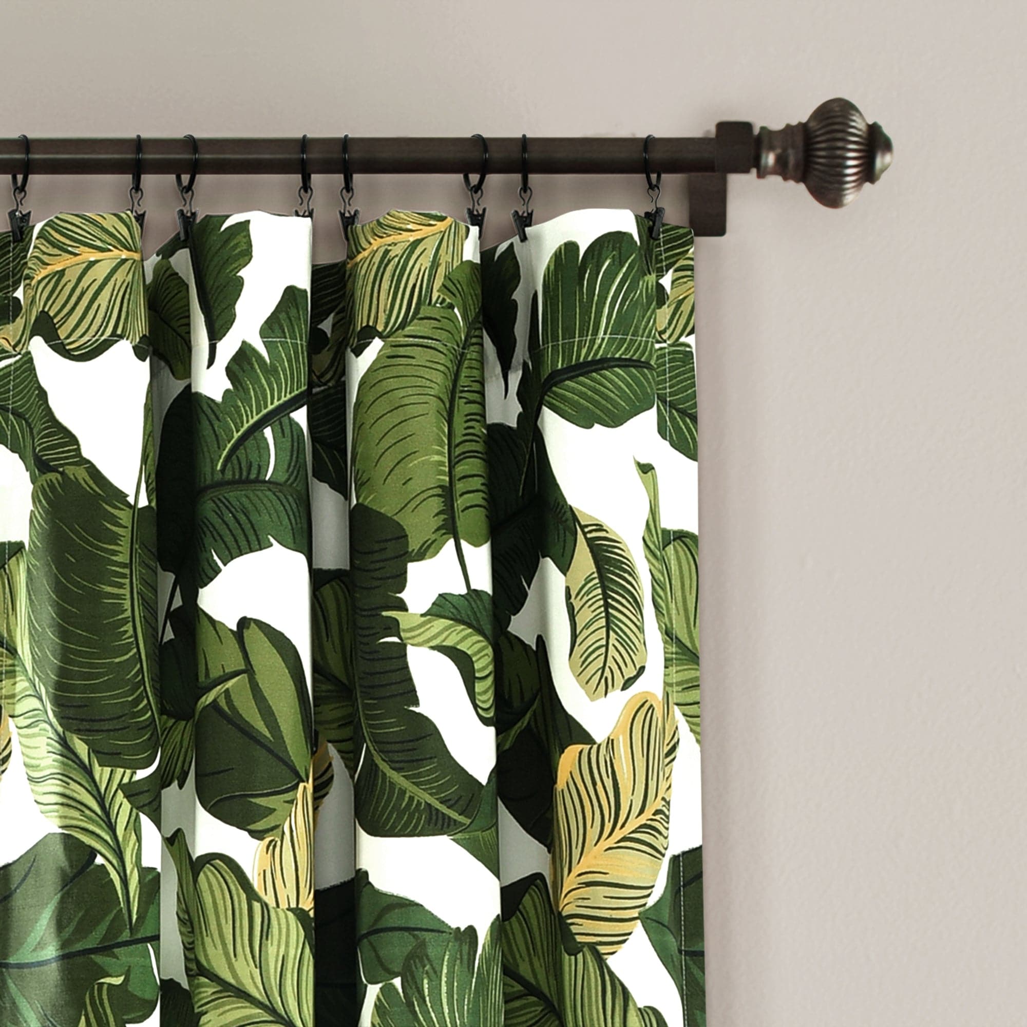 Tropical Paradise Window Curtain Panel Set - Vibrant Floral Print Blackout Drapes for Living Room & Bedroom - Perfect for Beach House Decor, Vacation Rental & Coastal Style Homes