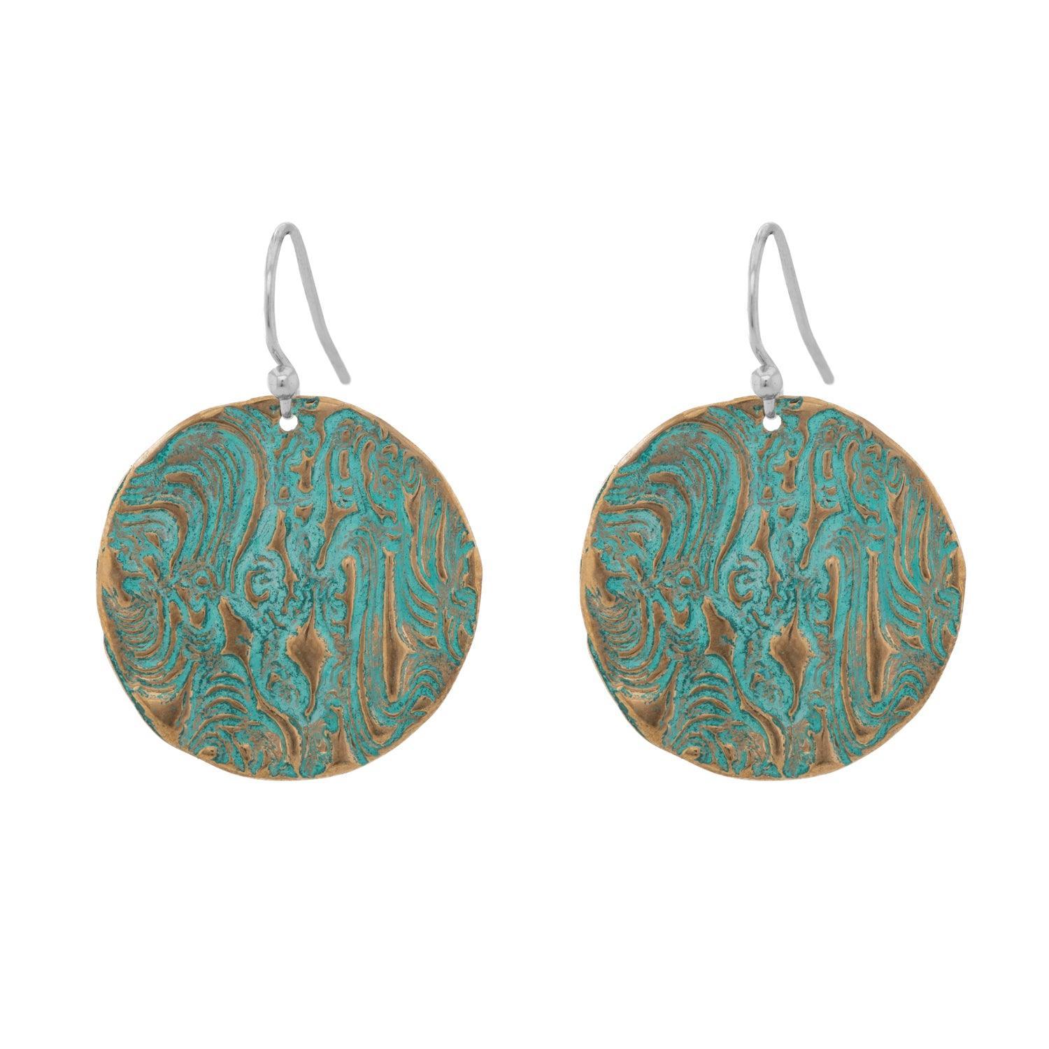 Stylish Large Water Disc Earrings for Women | Trendy Boho Jewelry | Perfect for Parties, Weddings & Everyday Wear