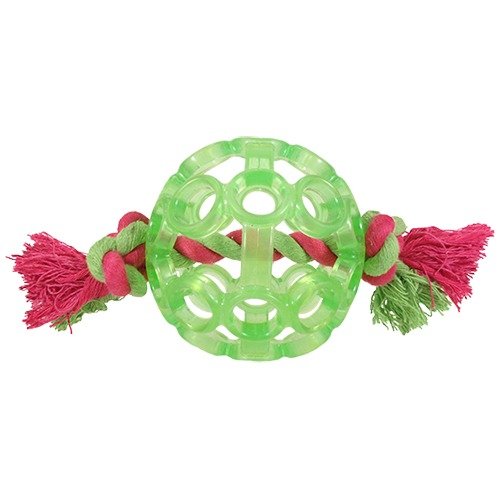JW Pet Lattice Ball Toy - Mini Interactive Dog Chew Toy for Small Breeds - Perfect for Indoor Play, Training & Teething Puppies
