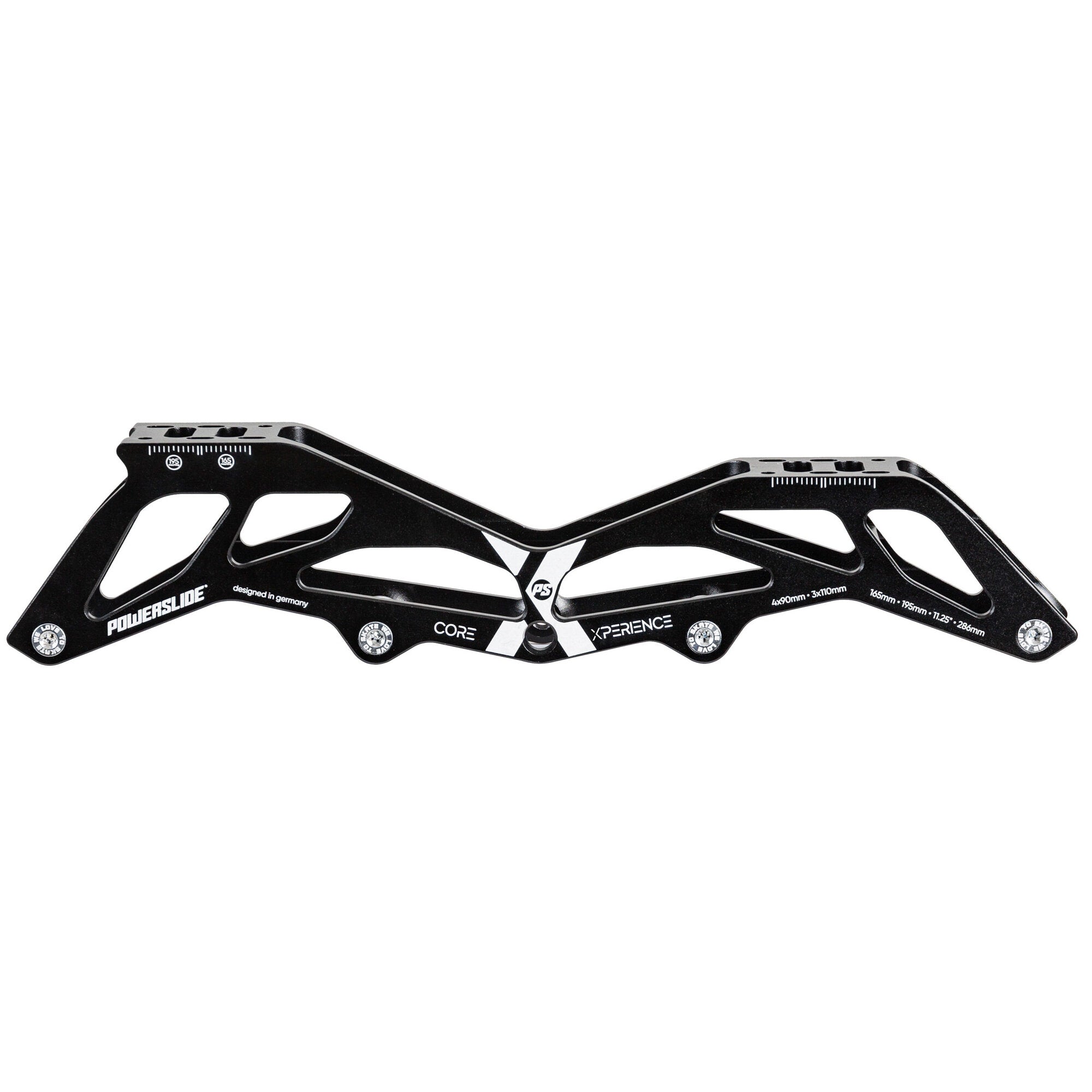 Core Xperience 11.25/4x90 + 3x110, 165/195 - Premium Inline Skates for Speed Skating & Fitness Training - Perfect for Outdoor Rinks, Marathons & Roller Sports