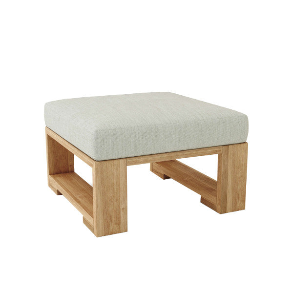 Capistrano Deep Seating Ottoman - Large Comfortable Footrest with Storage | Perfect for Living Room, Patio & Outdoor Furniture | Durable & Stylish Home Decor