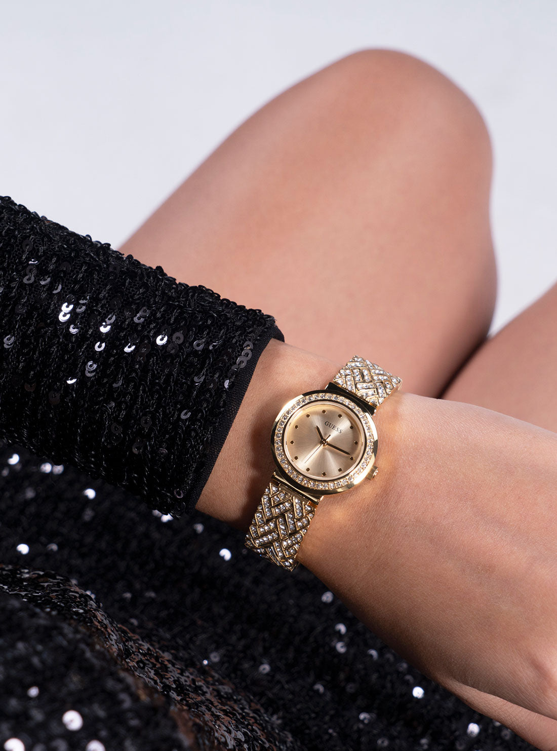 Luxury Gold Treasure Crystal Watch for Women - Elegant Fashion Accessory for Parties, Weddings & Special Occasions