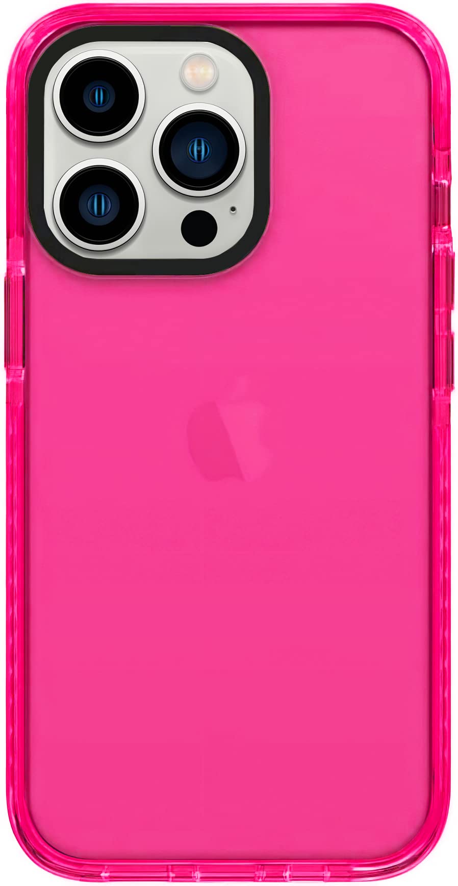 Retro Neon Clear Case for iPhone 14 Pro (6.1 Inch) - Cute 80s Style Vibrant Design Soft Silicone Shockproof Protective Cover with Camera Protector | Perfect Gift for Women, Trendy Accessory for Daily Use & Night Out