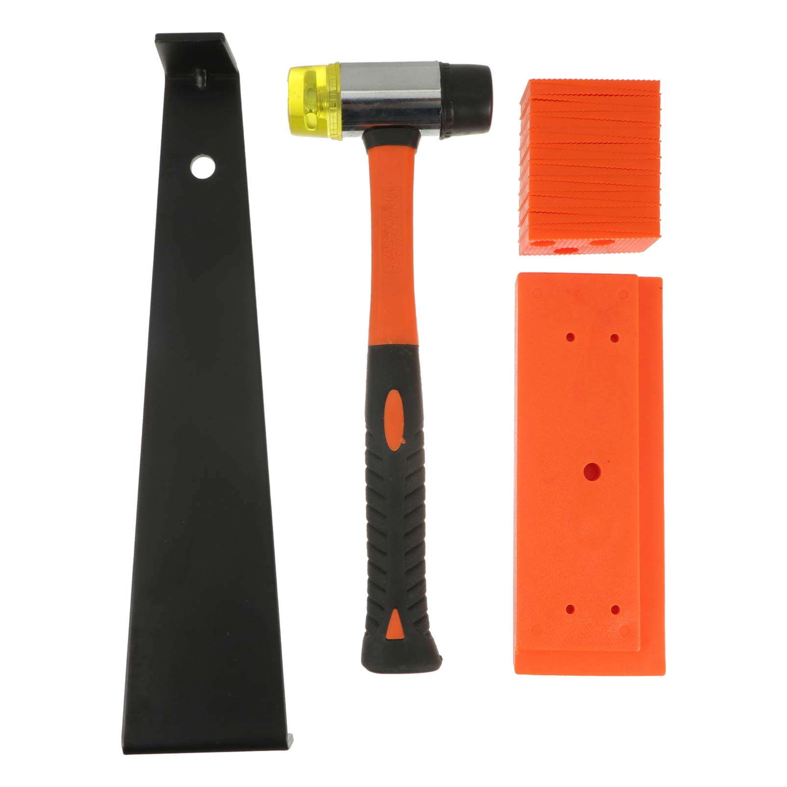 ULTECHNOVO Wood Flooring Installation Tools Kit - Tapping Bar, Spacers, Hammer & More for Hardwood Floor DIY Projects - Perfect for Home Renovation & Professional Use