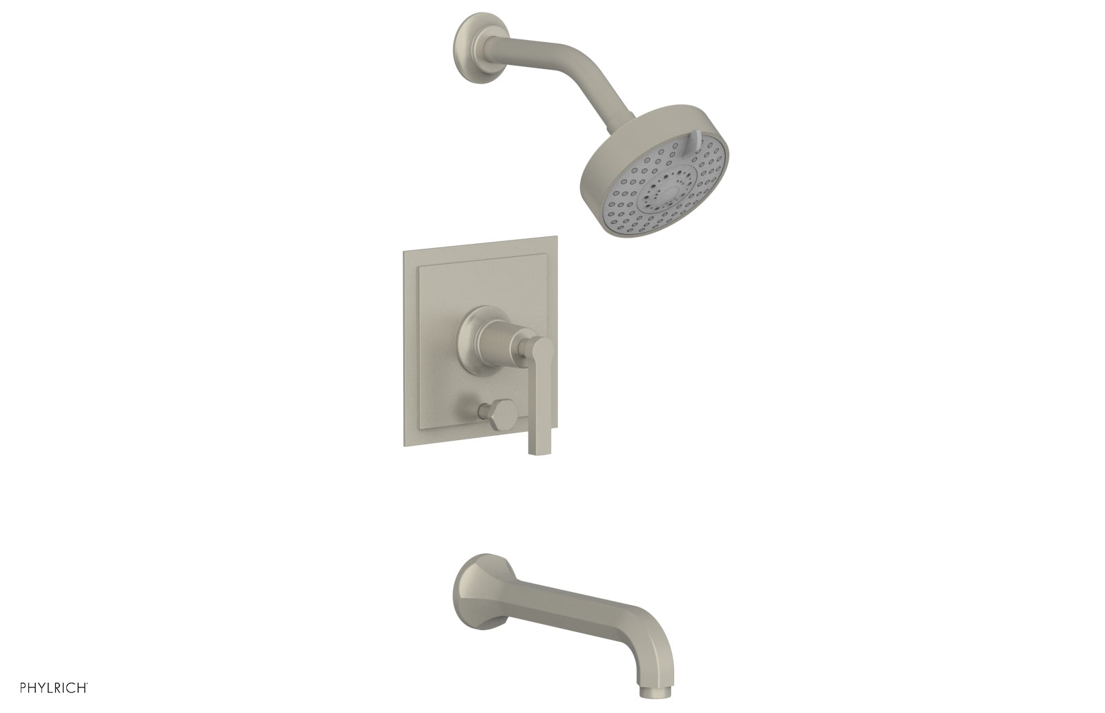 HEX MODERN Pressure Balance Tub and Shower Faucet Set 501 27 - Matte Black Bathroom Fixture for Modern Homes, Perfect for Bathroom Renovations and Spa-Like Showers