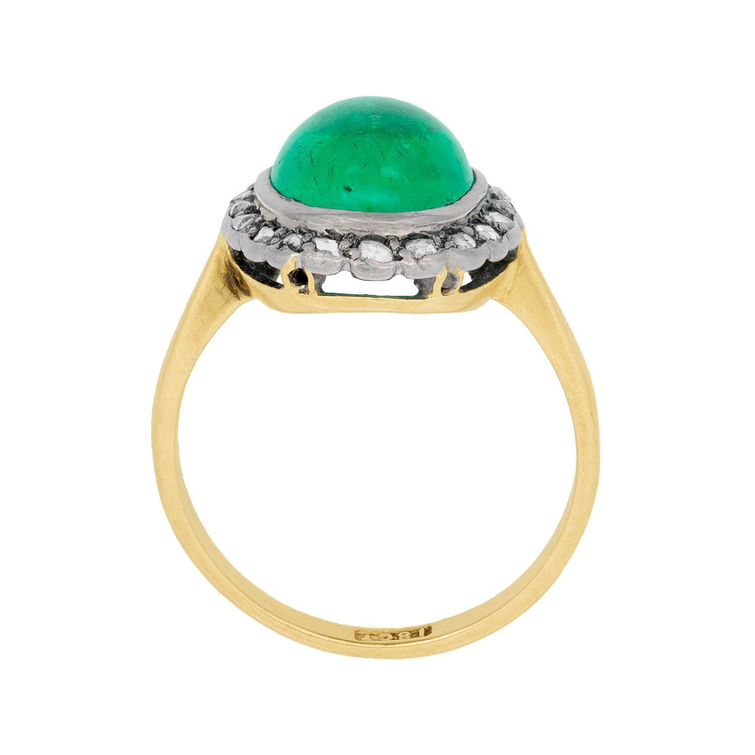 Exquisite Victorian 18K Gold & Sterling Silver GIA Certified Colombian Emerald Engagement Ring for Women - Perfect for Proposals, Anniversaries & Special Occasions